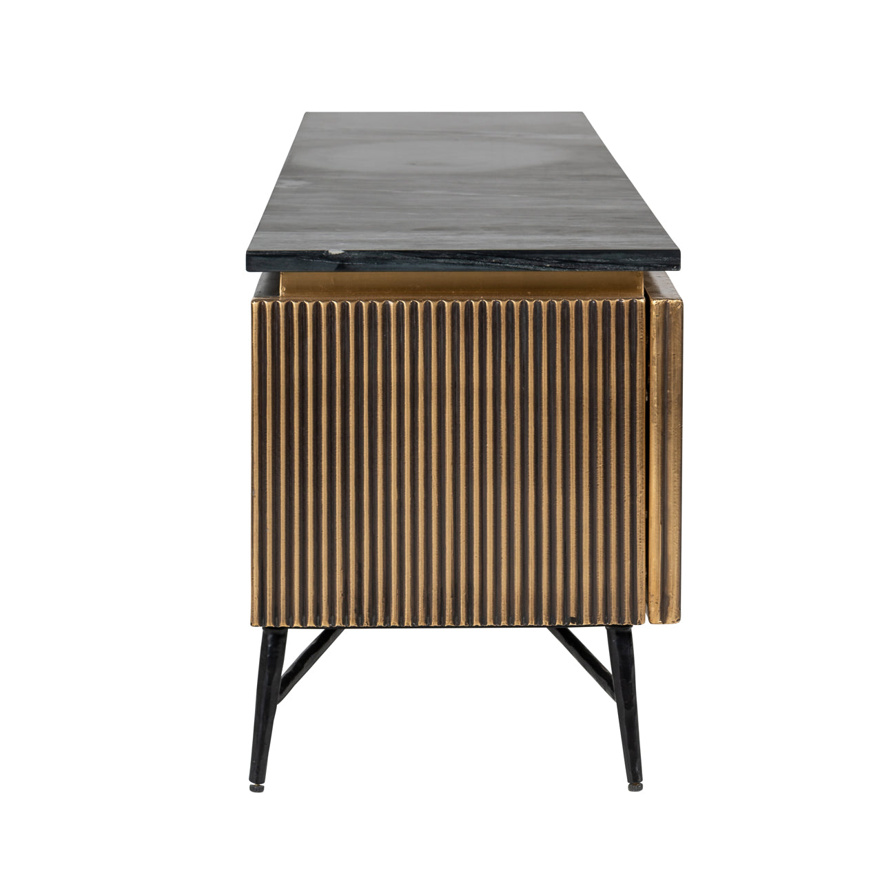 TV cabinet Ironville gold