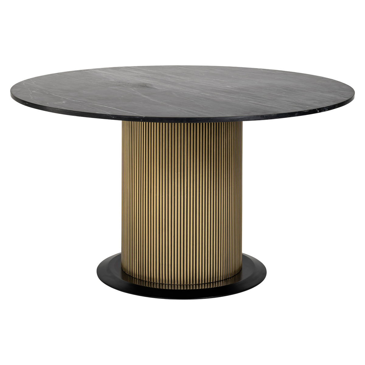 Dining table Ironville gold 140Ø
