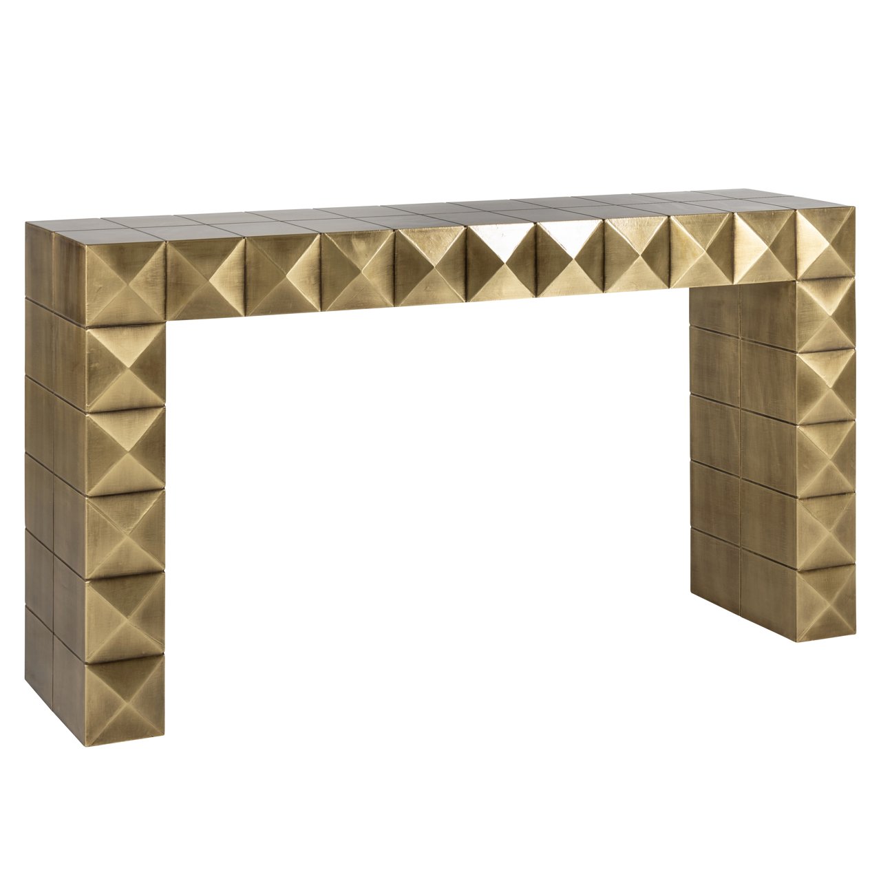 Console Collada brushed gold