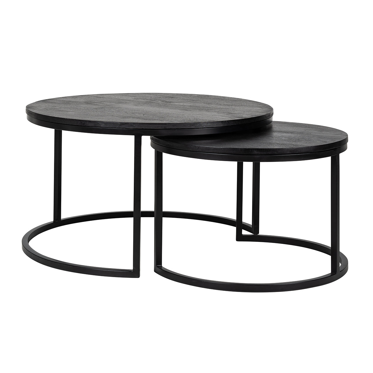 Coffee table Catana set of 2 (Black)