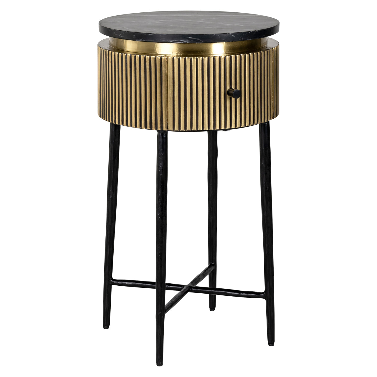 End table Ironville gold