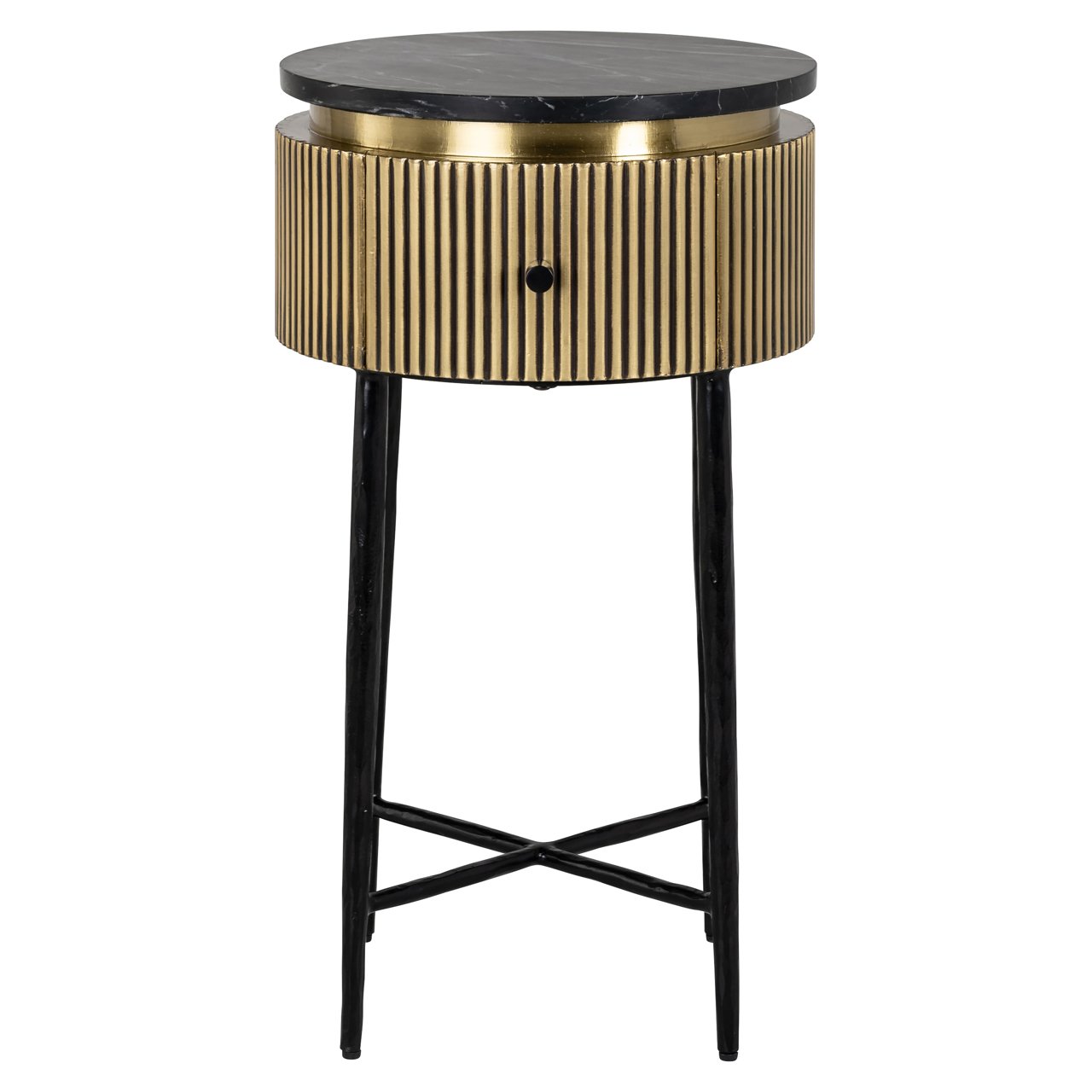 End table Ironville gold