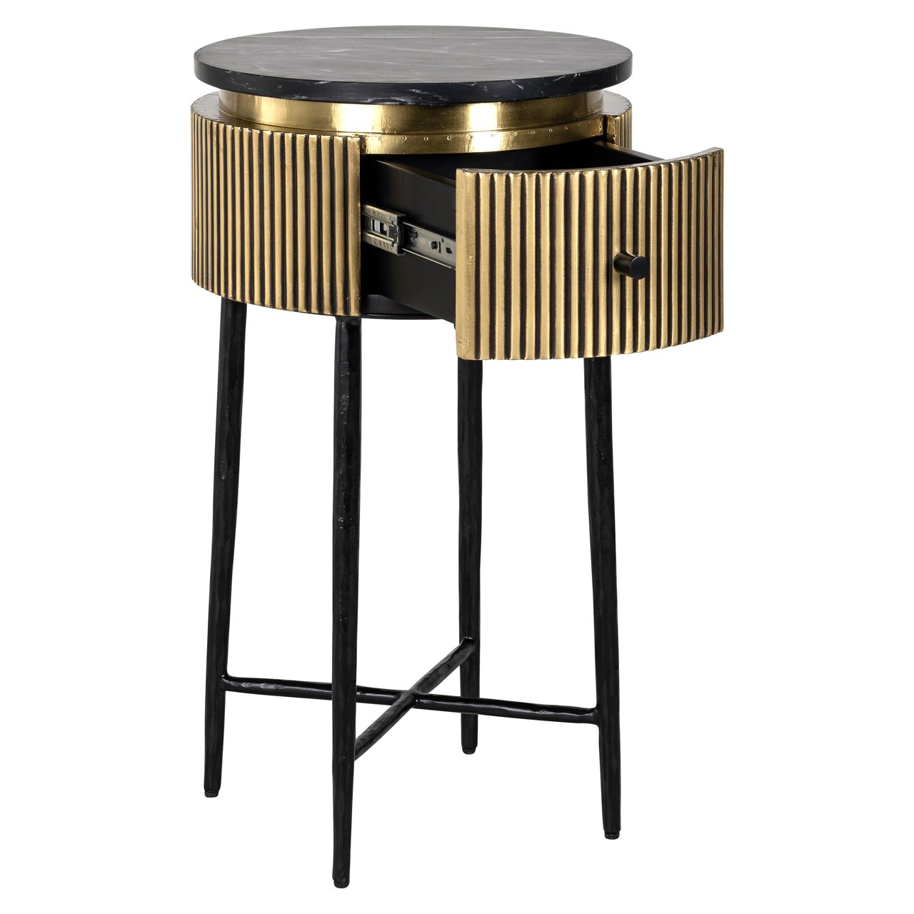 End table Ironville gold