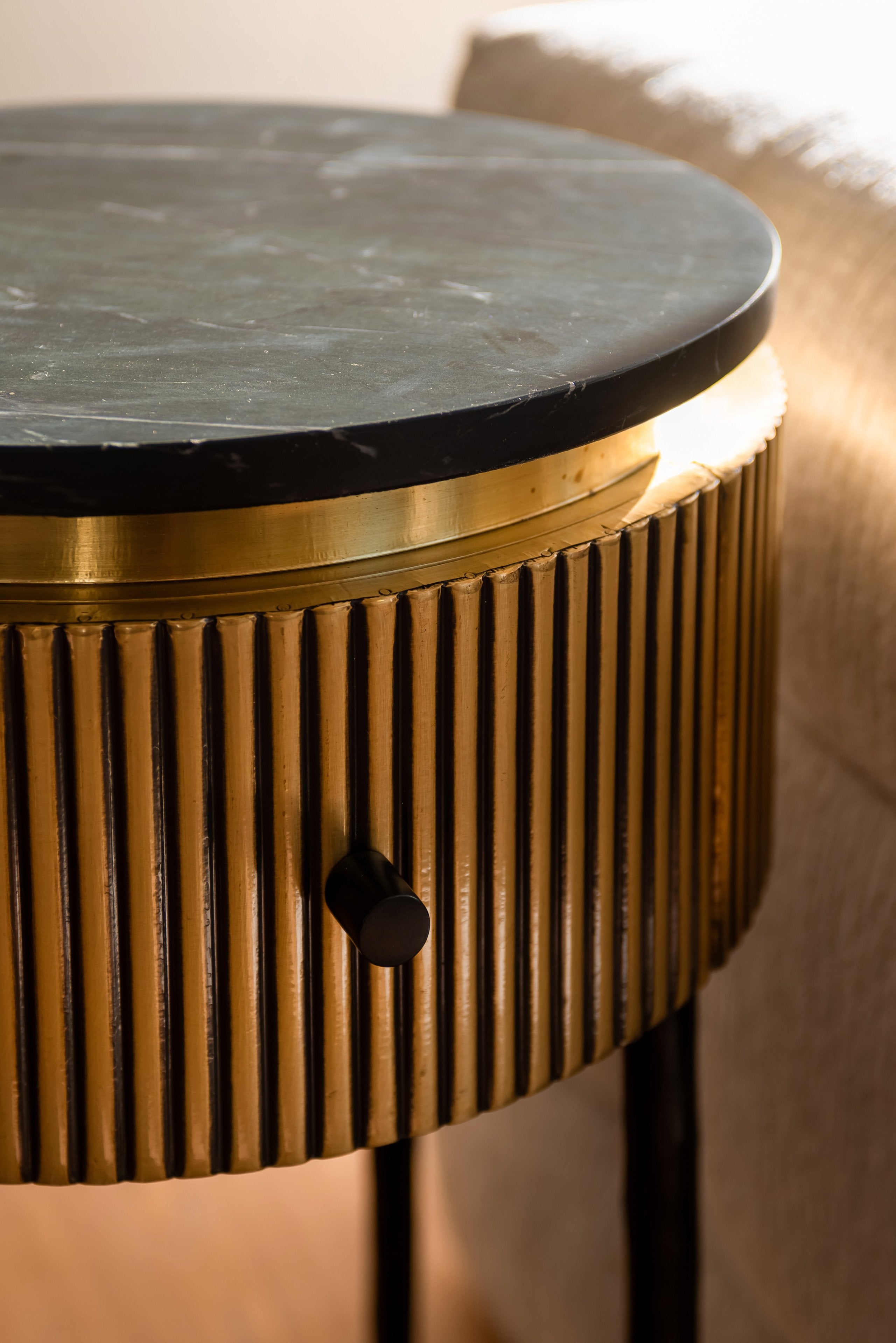 End table Ironville gold