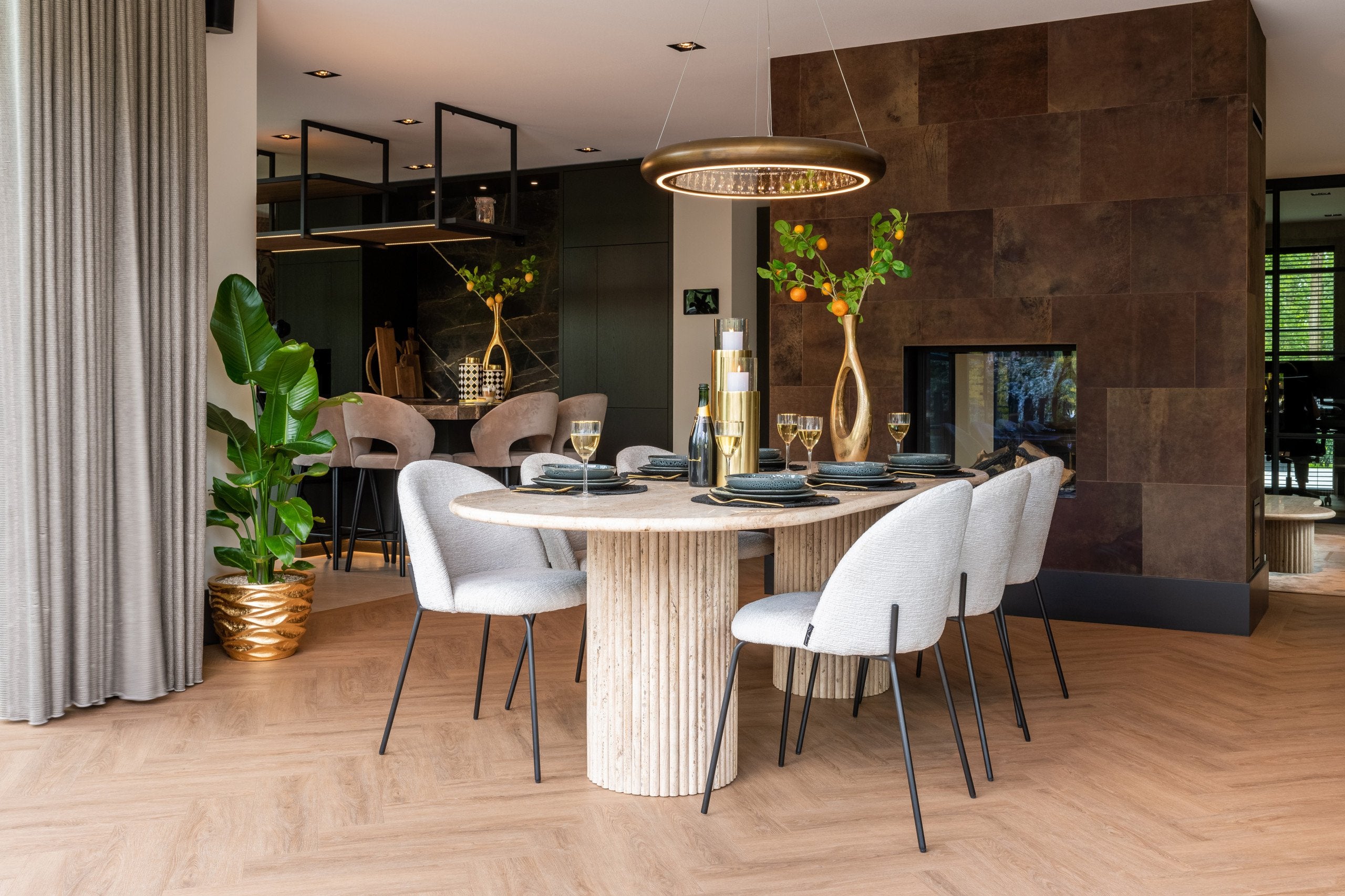 Dining chair Alyssa cream fusion (Set of 2)