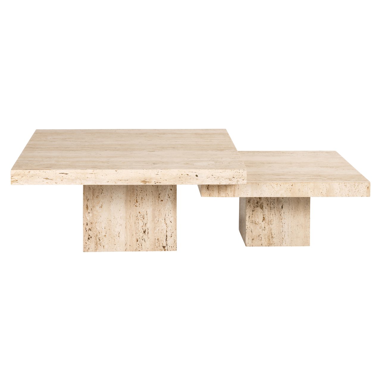 Coffee table La Cantera beige (Set of 2)