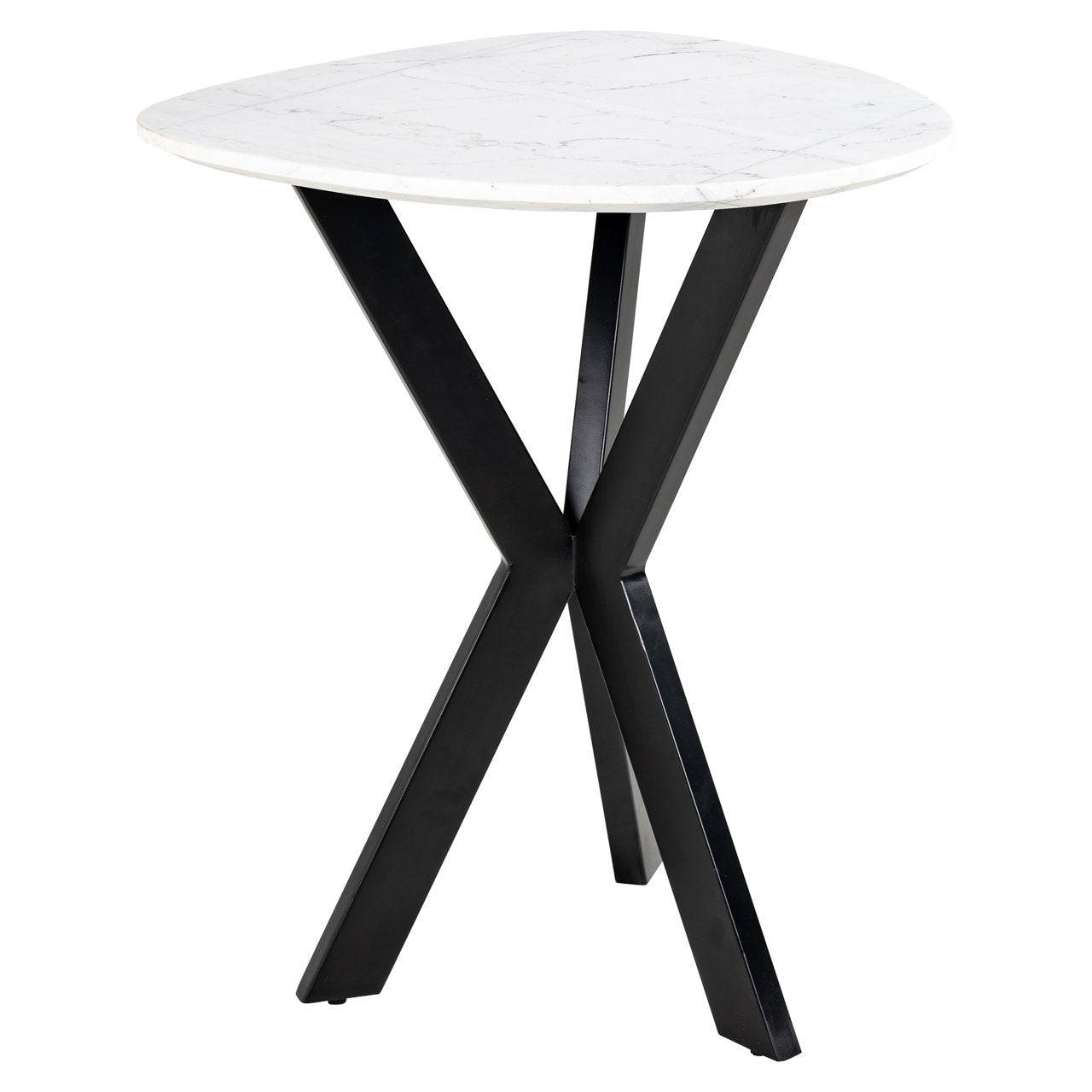 End table Trocadero black/white