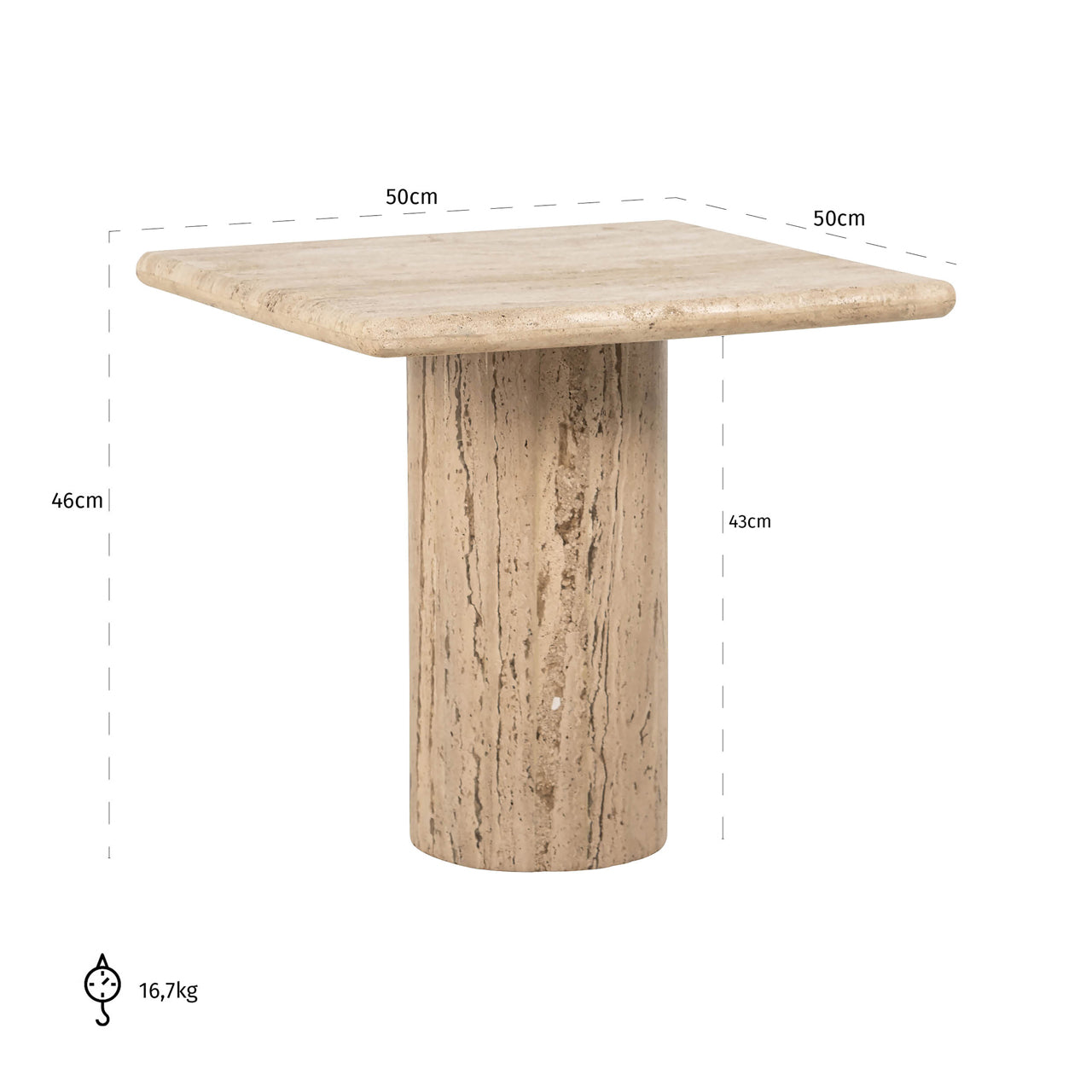 End table Hampton sand