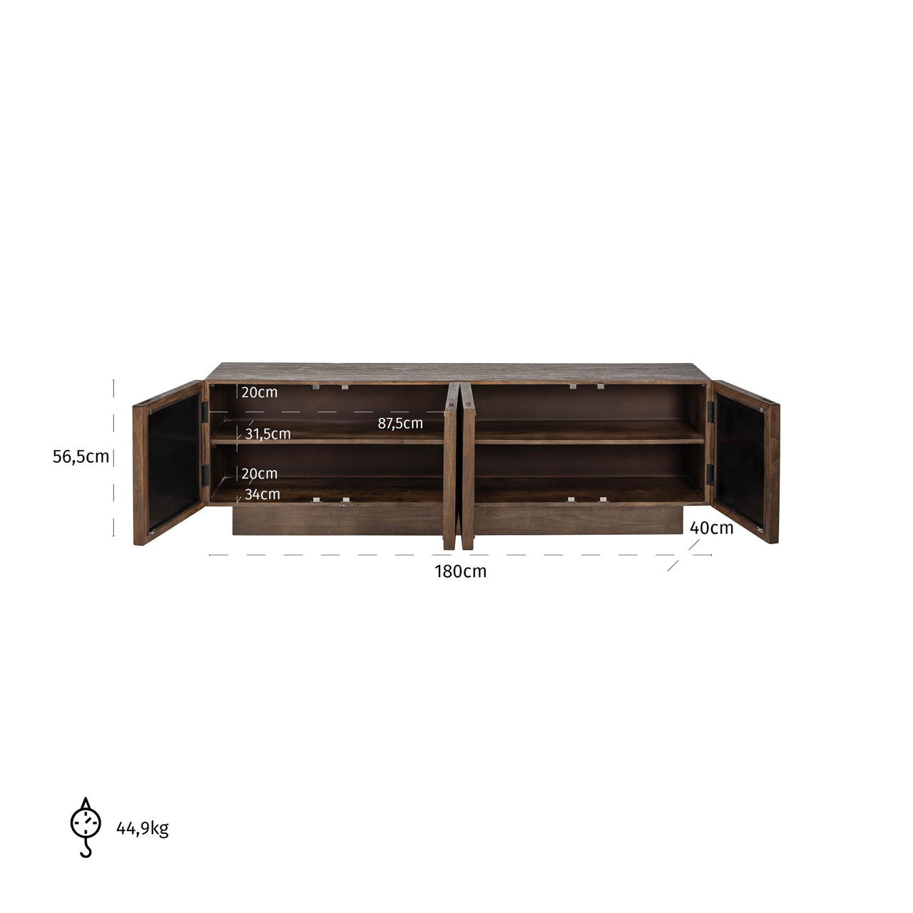 TV cabinet Bryant brown