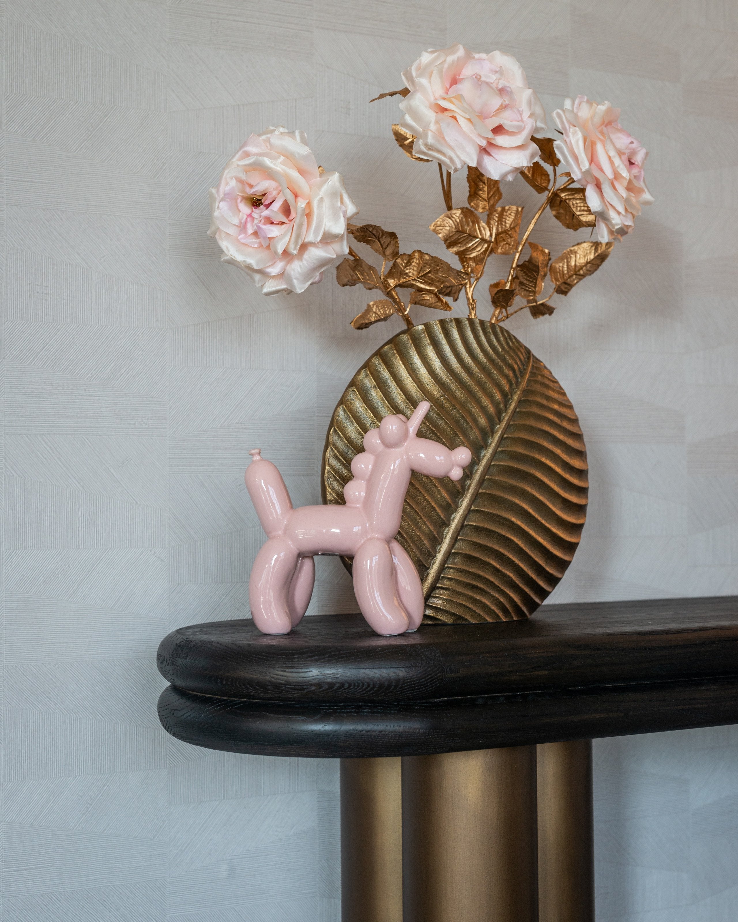 Console Macaron black rustic