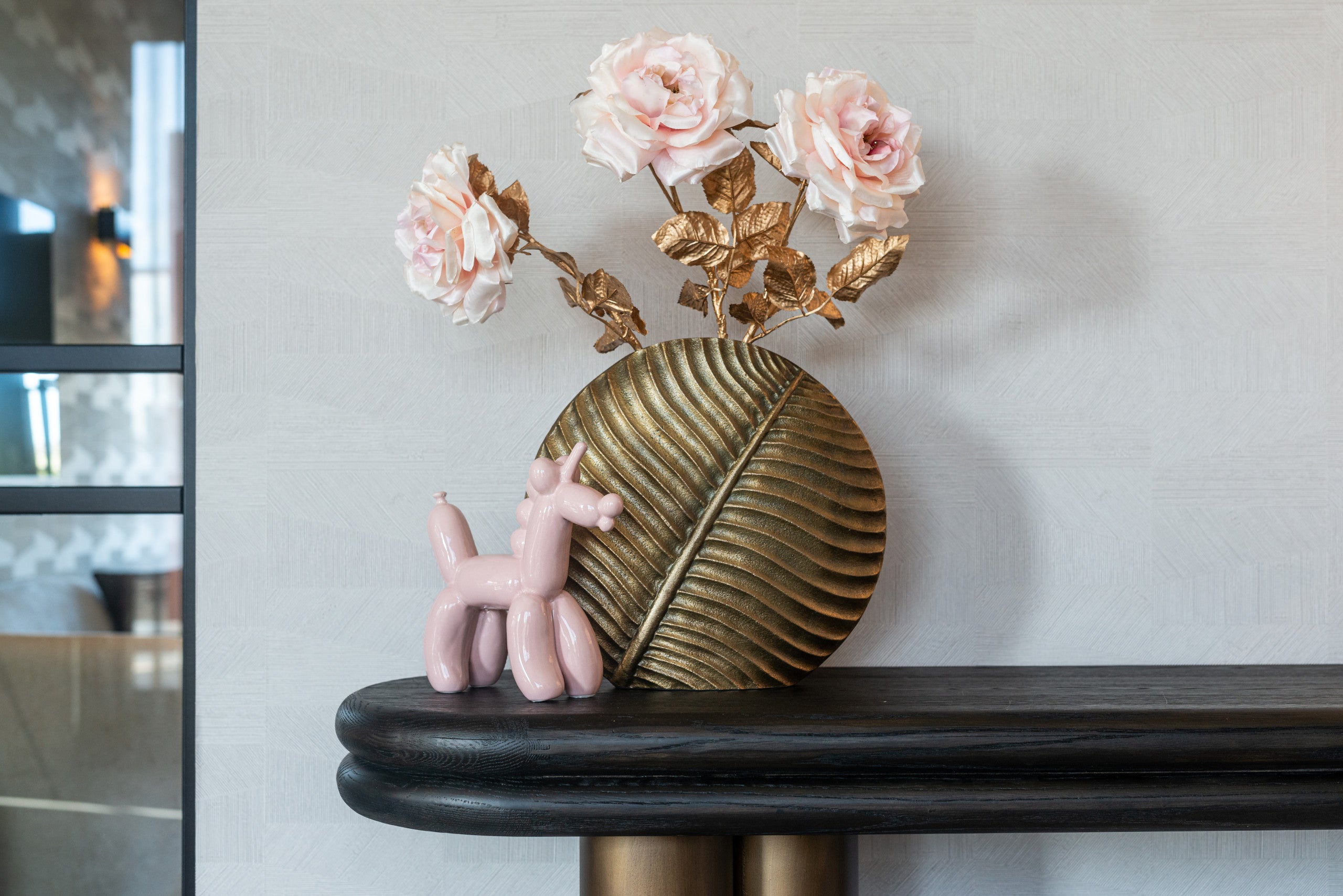 Console Macaron (Schwarz rustikal)