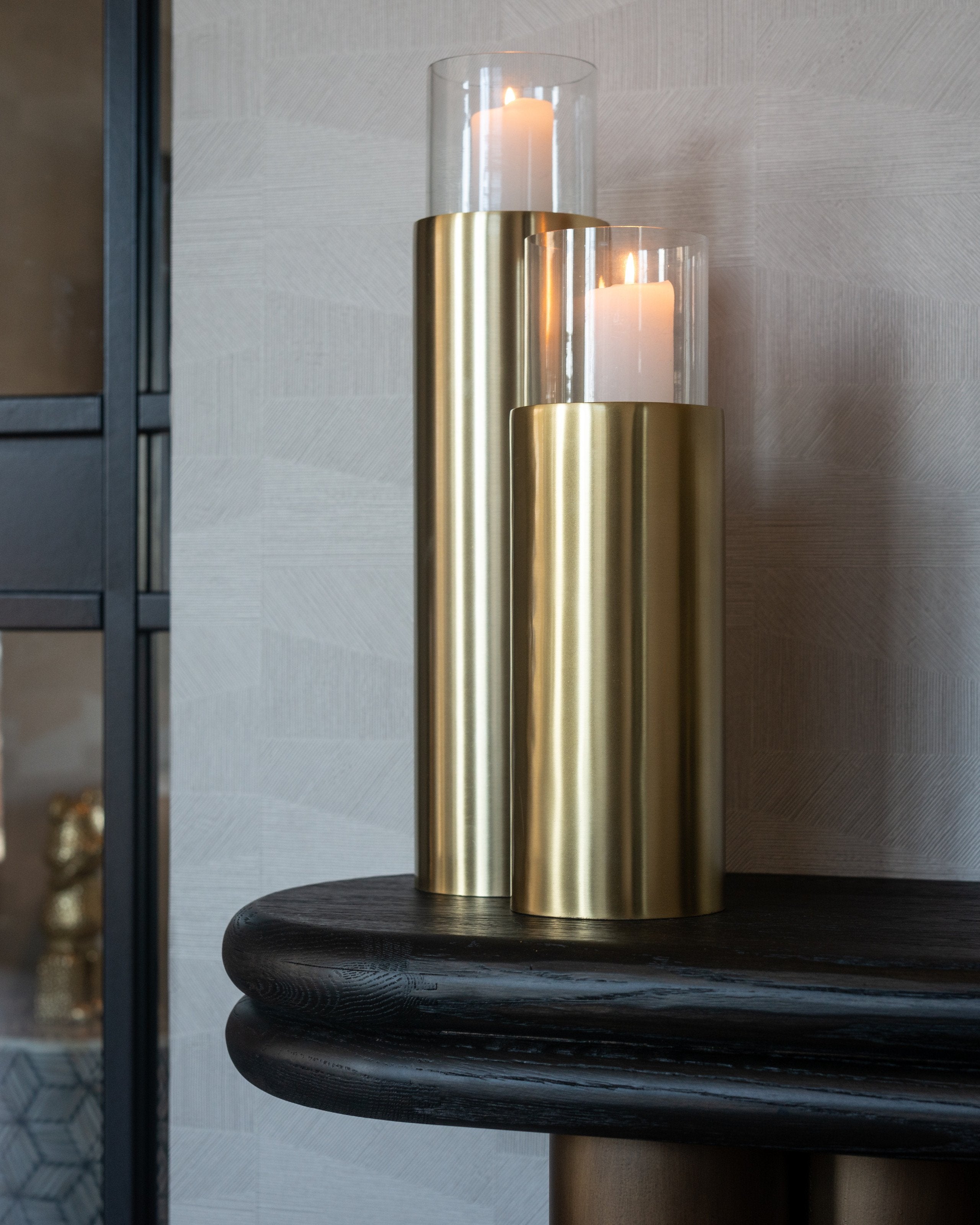 Console Macaron black rustic