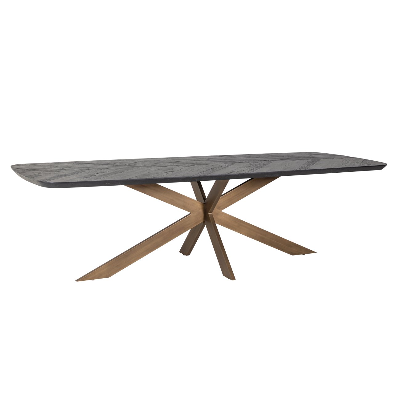 Dining table Hayley dark coffee 280