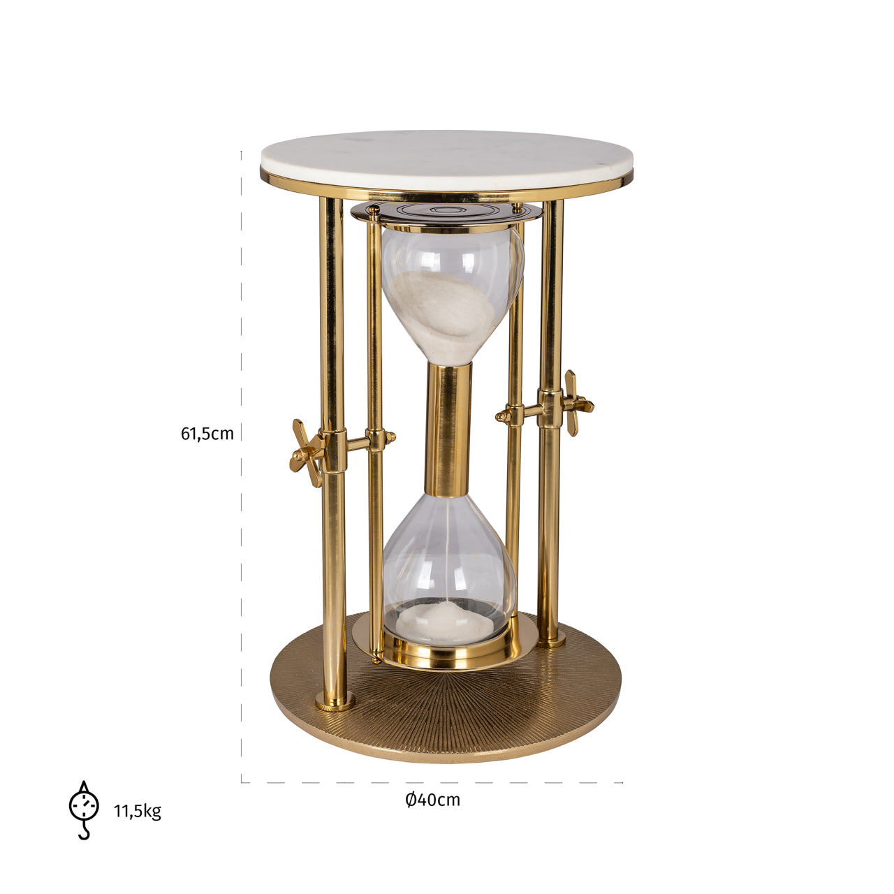 End table Tempus gold