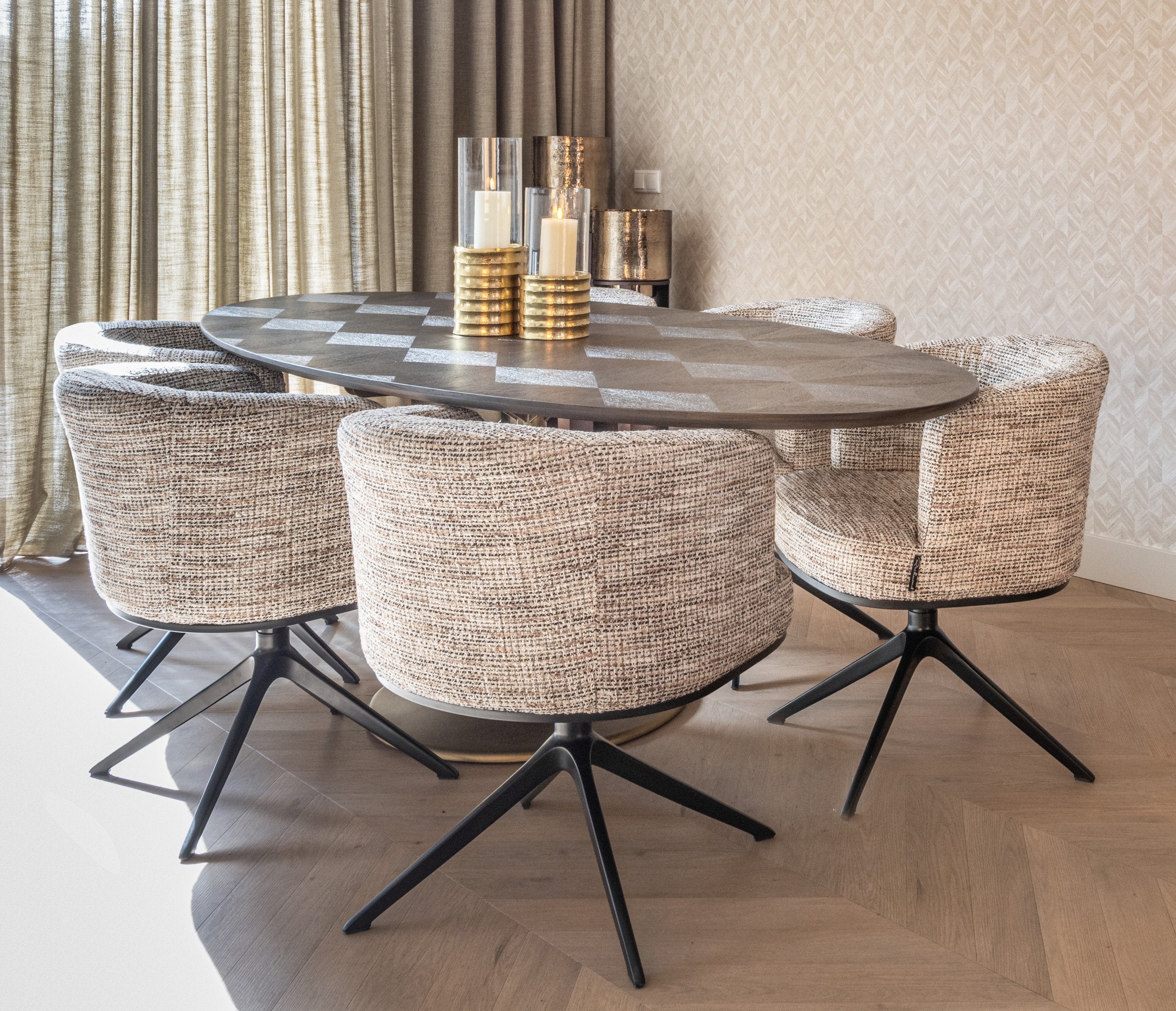 Hurricane light Bodil gold large