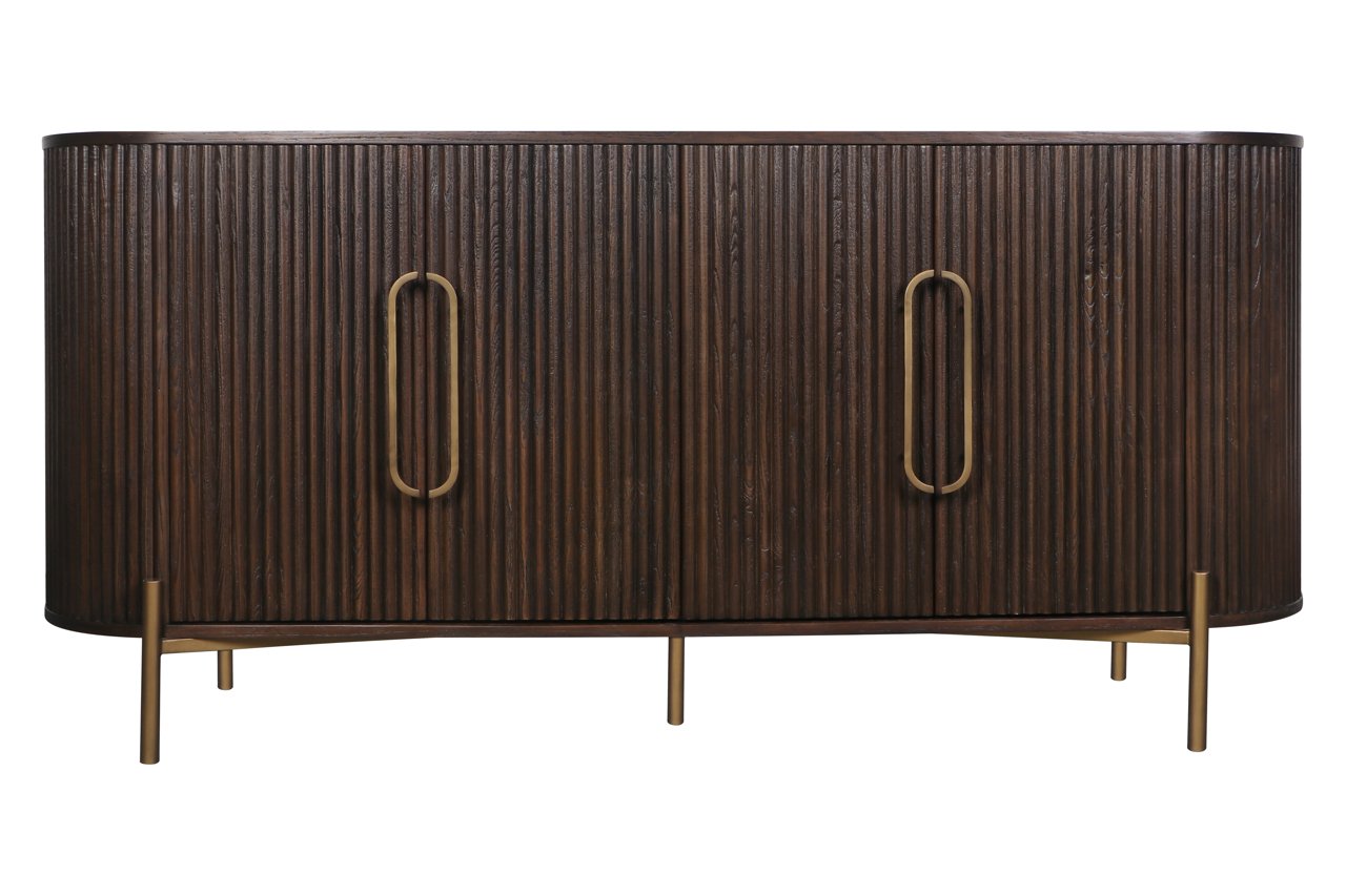 Sideboard Luxor 4-türig (Braun)