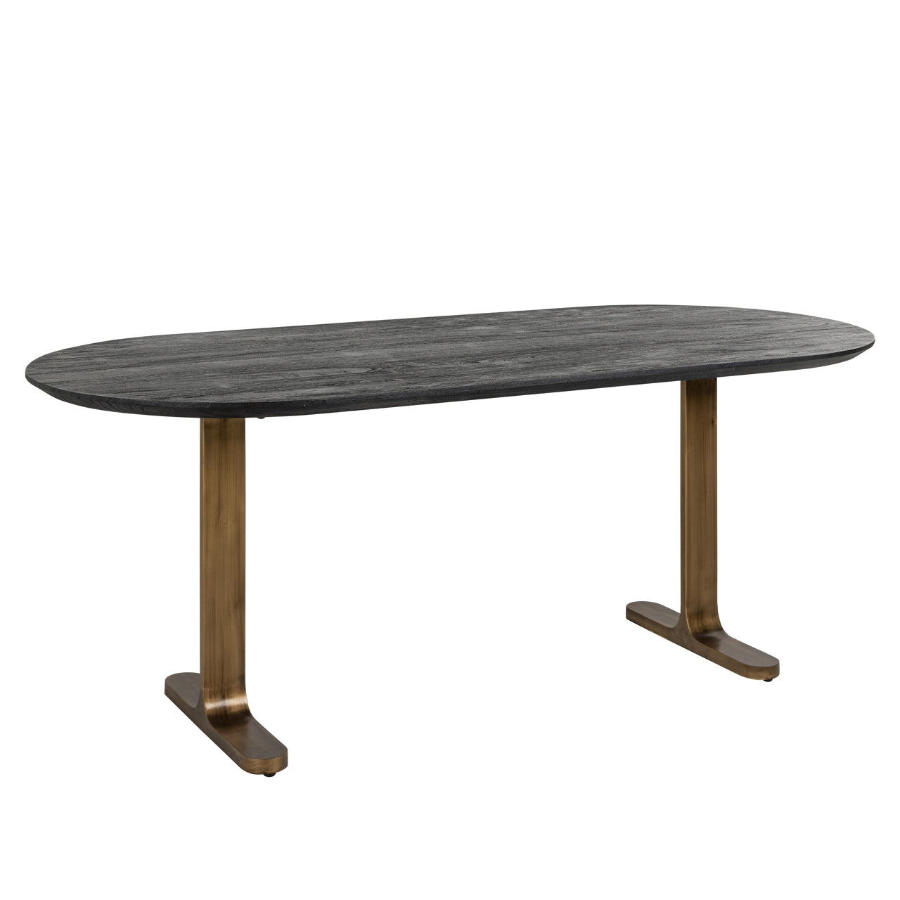 Dining table Revelin black/gold 200