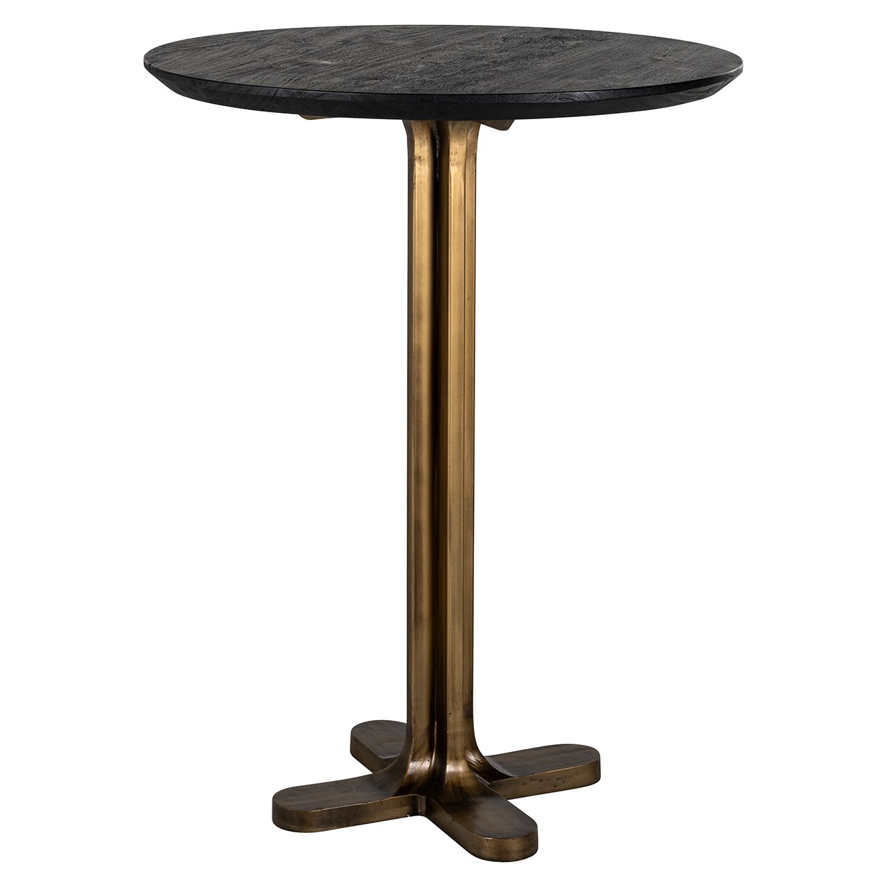 Bar table Revelin 81Ø (Black/gold)