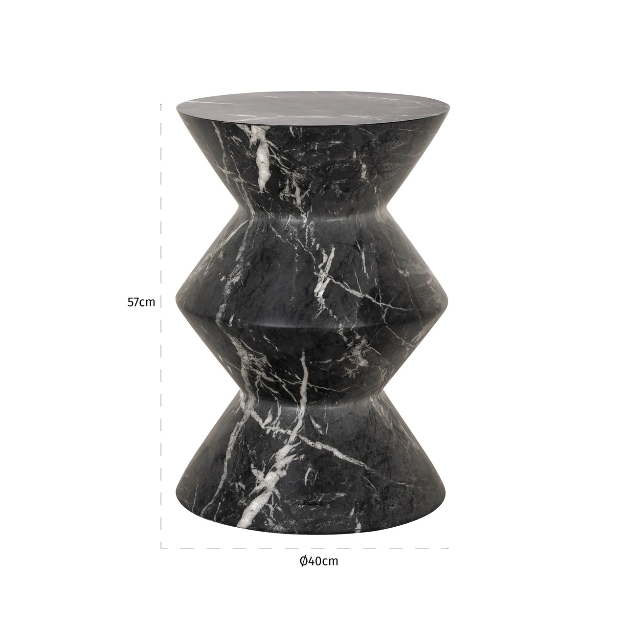 End table Bosco black