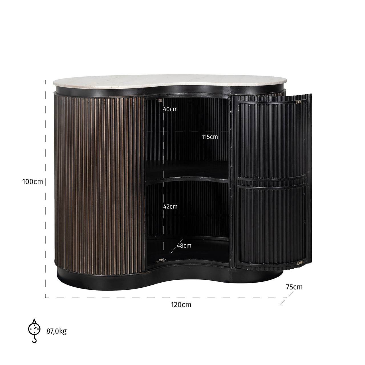 Bar Mayfield 1-door (Brown)