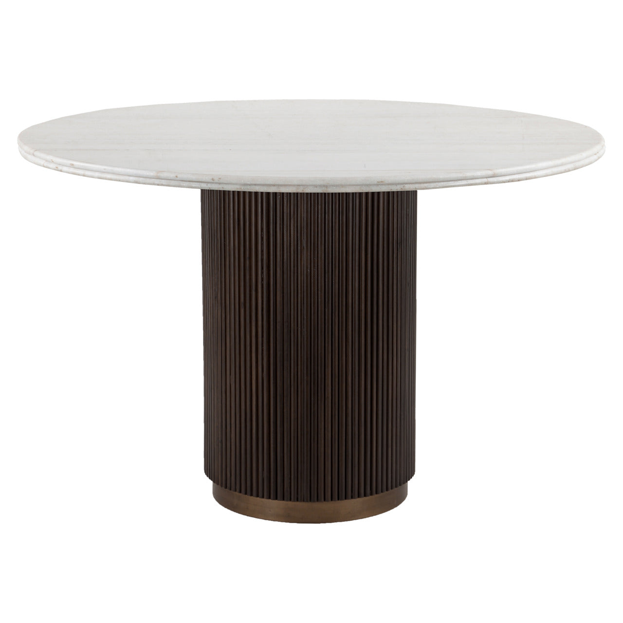 Dining table Mayfield brown 120Ø