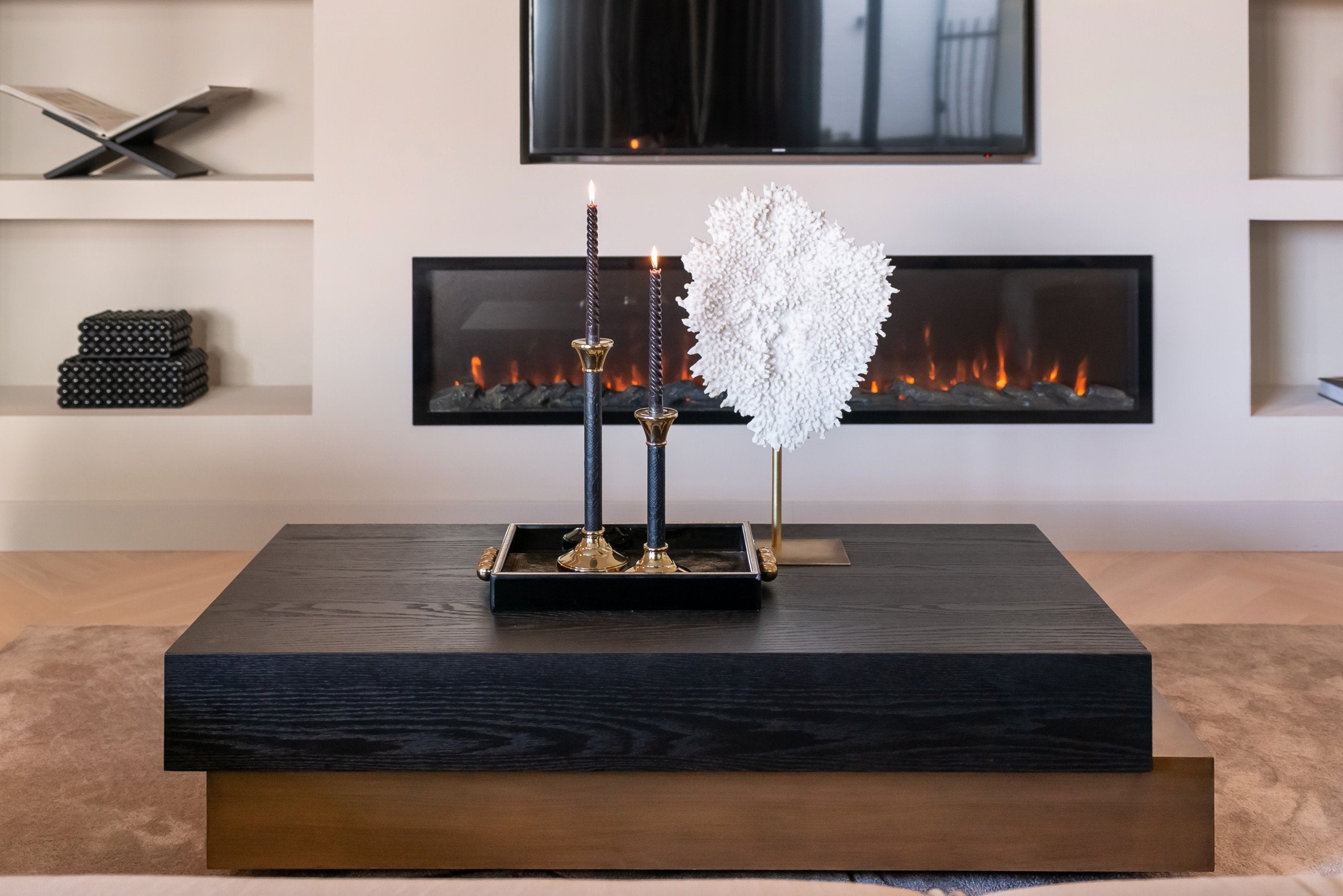 Coffee table Cambon dark coffee