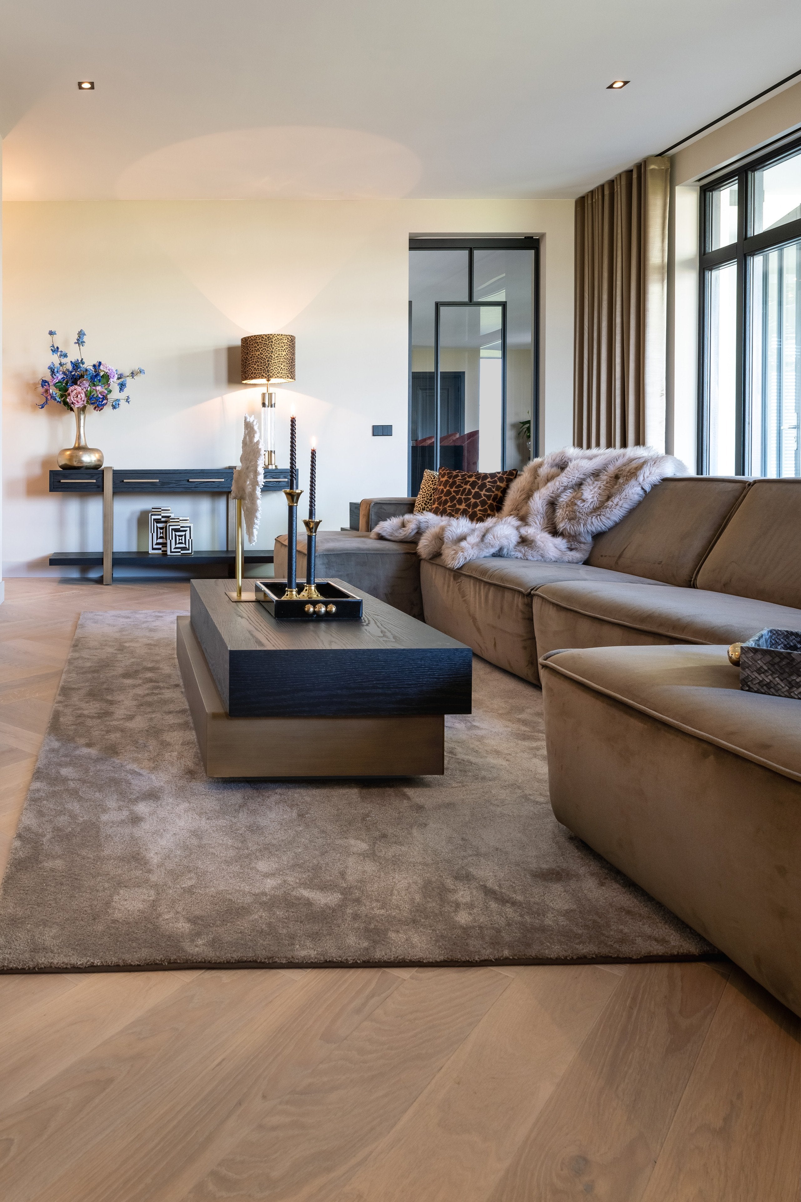 Coffee table Cambon dark coffee