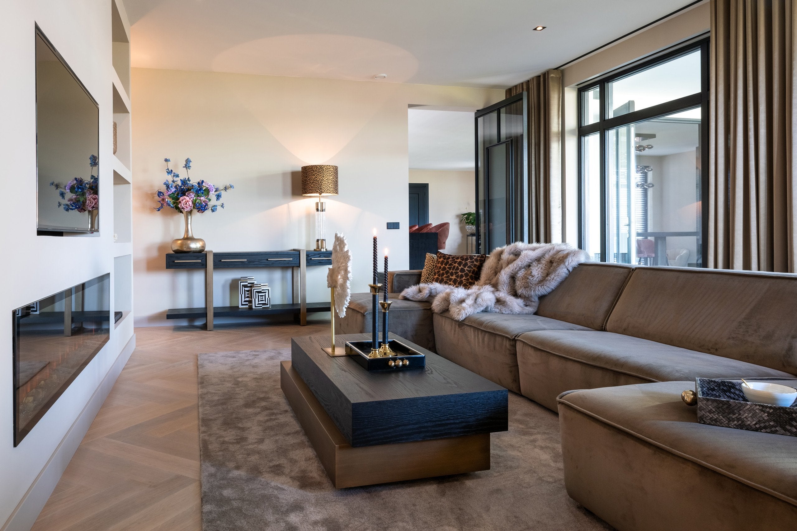 Coffee table Cambon dark coffee