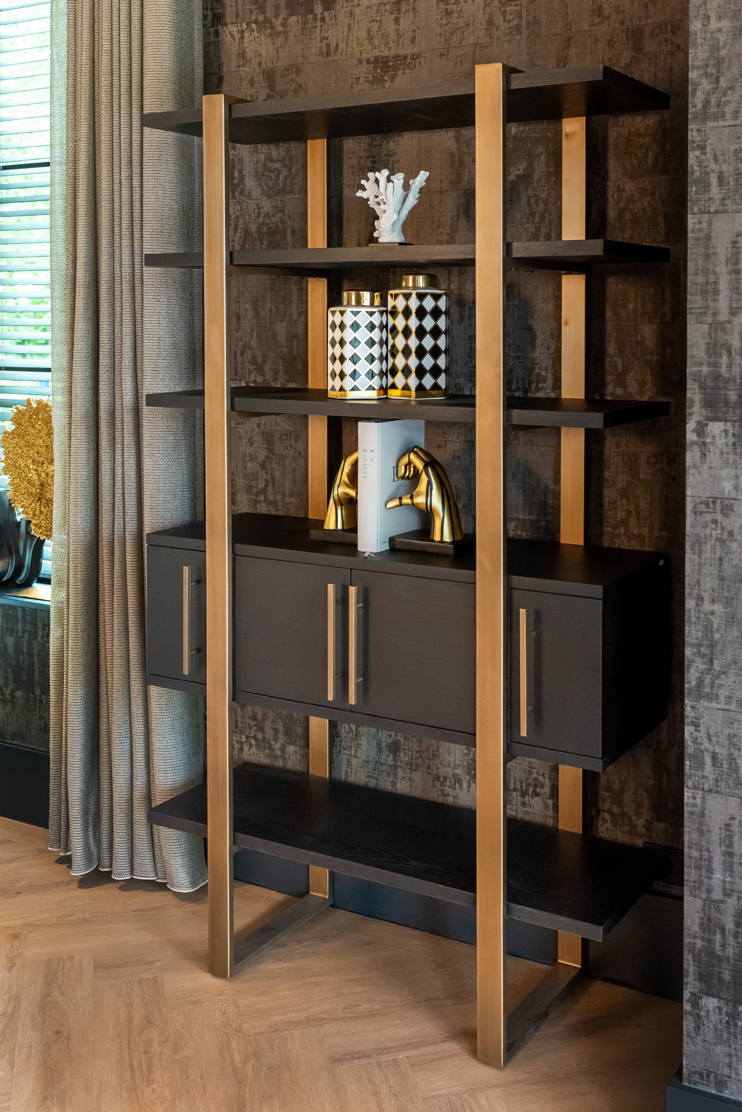 Display cabinet Cambon dark coffee