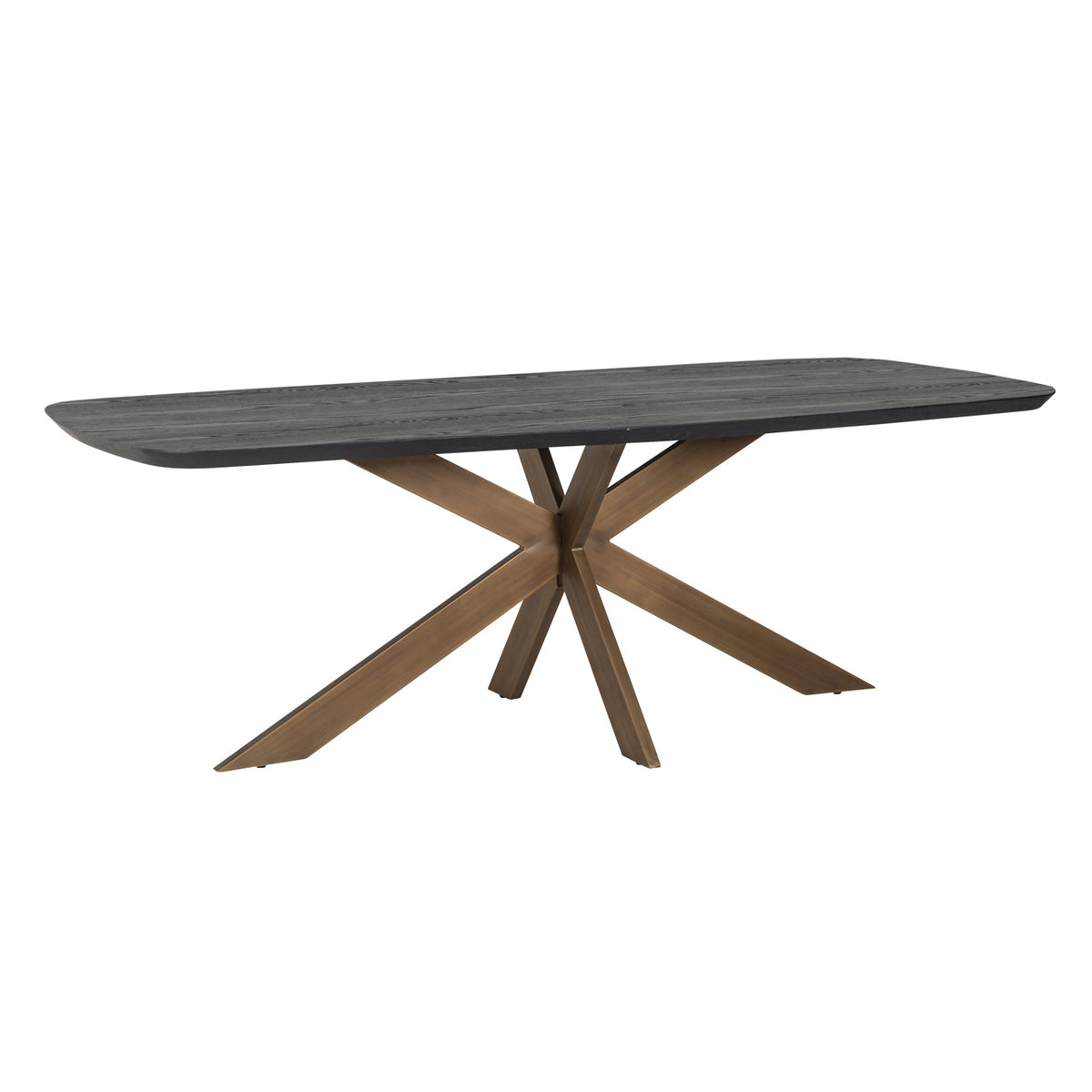 Dining table Cambon dark coffee danish oval 230