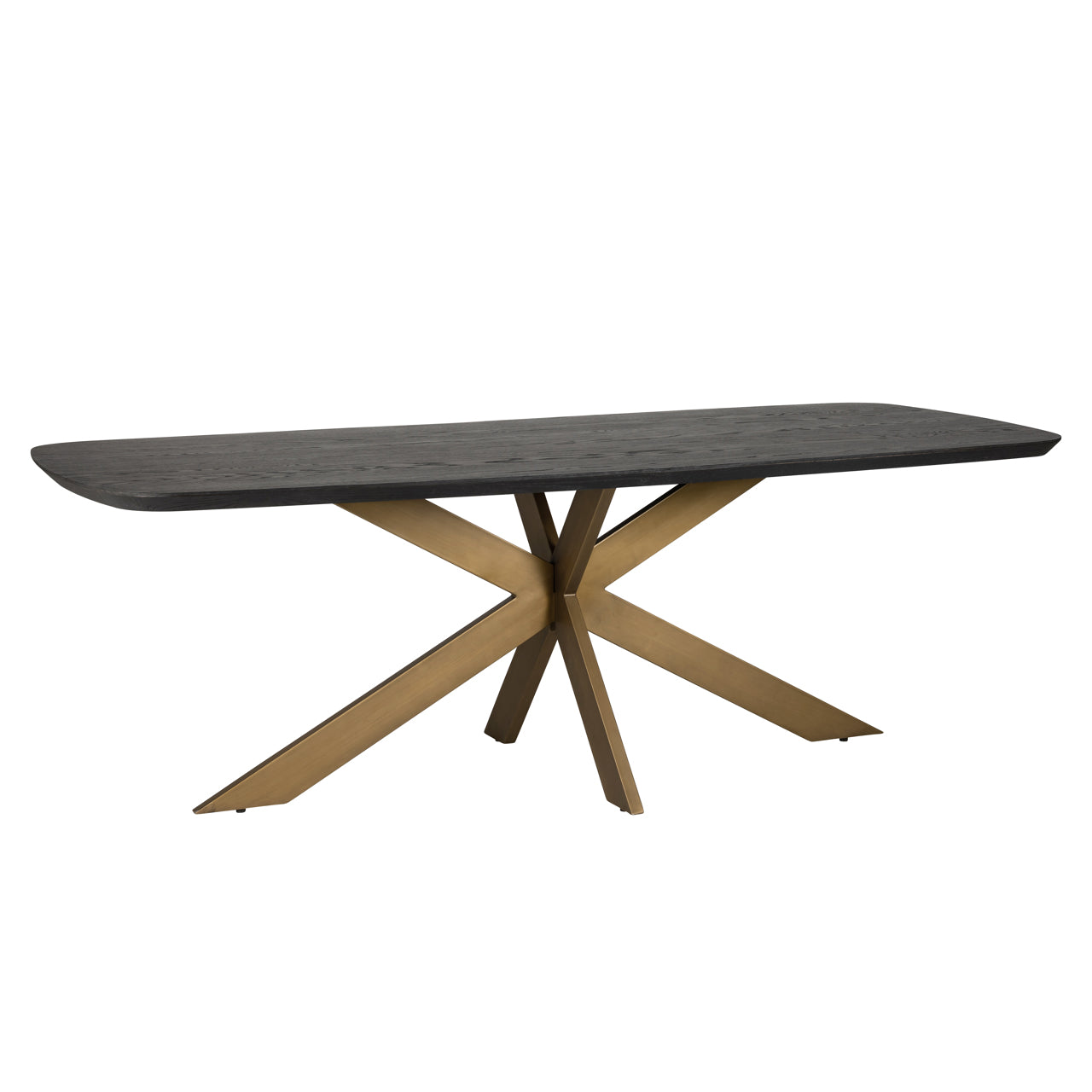 Dining table Cambon dark coffee danish oval 280