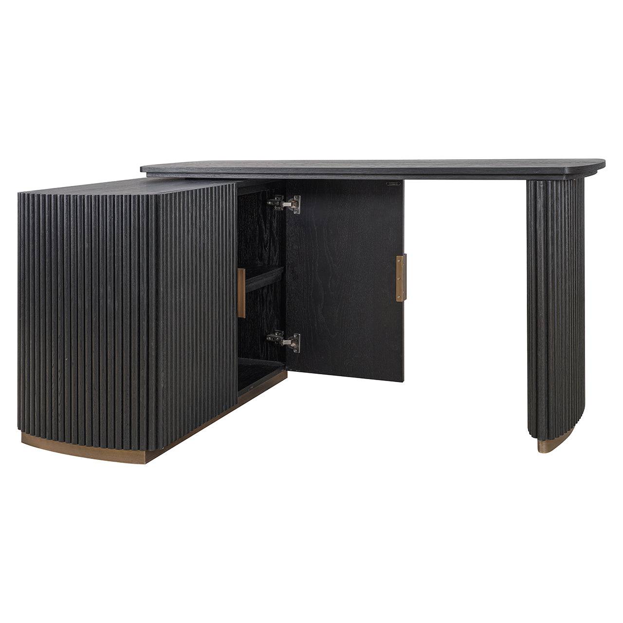 Desk Cambon 2-doors (Dark coffee)