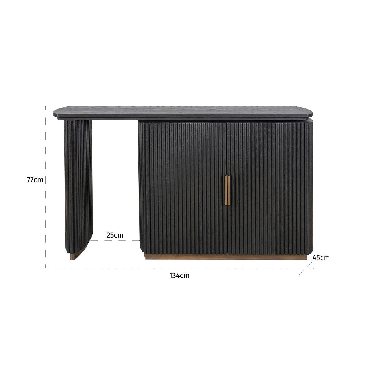 Desk Cambon dark coffee