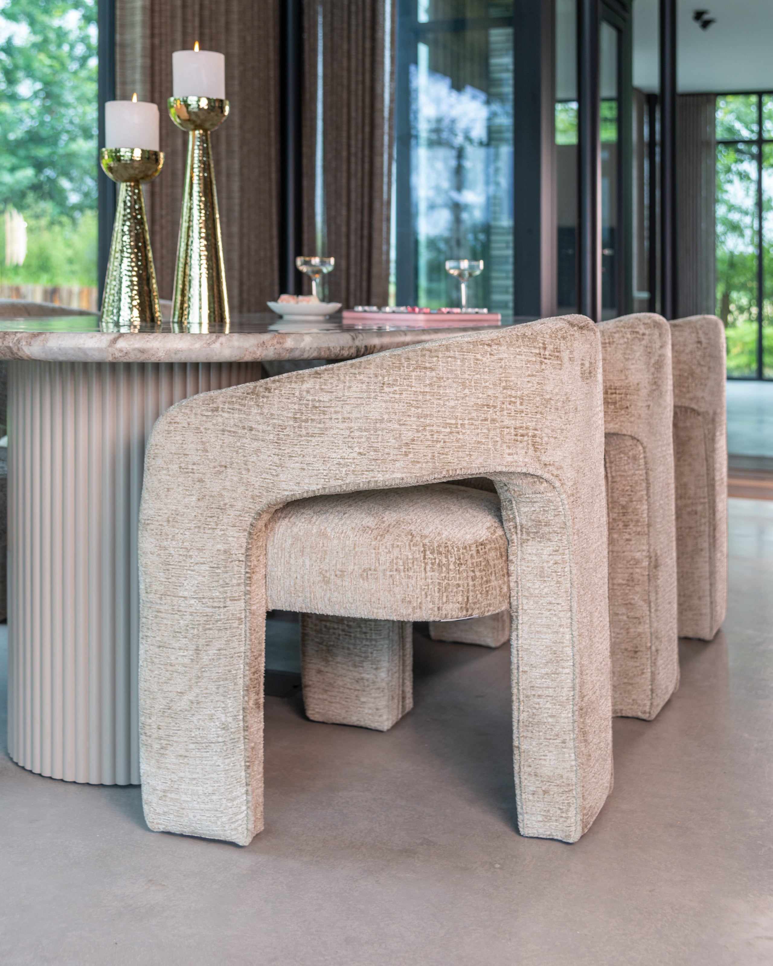 Dining chair Belle desert fusion fire retardant
