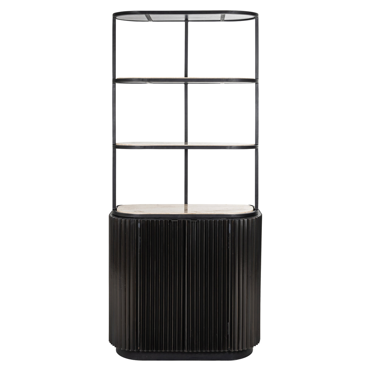 Storage cabinet Hampton dark brown