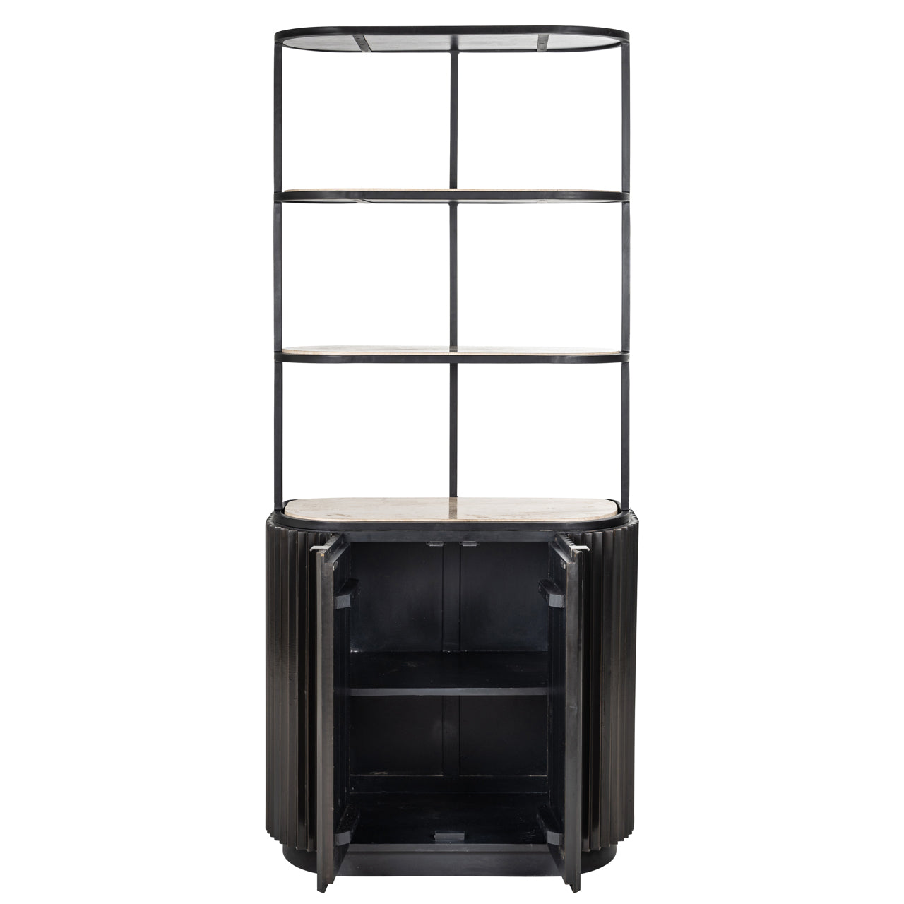 Storage cabinet Hampton dark brown