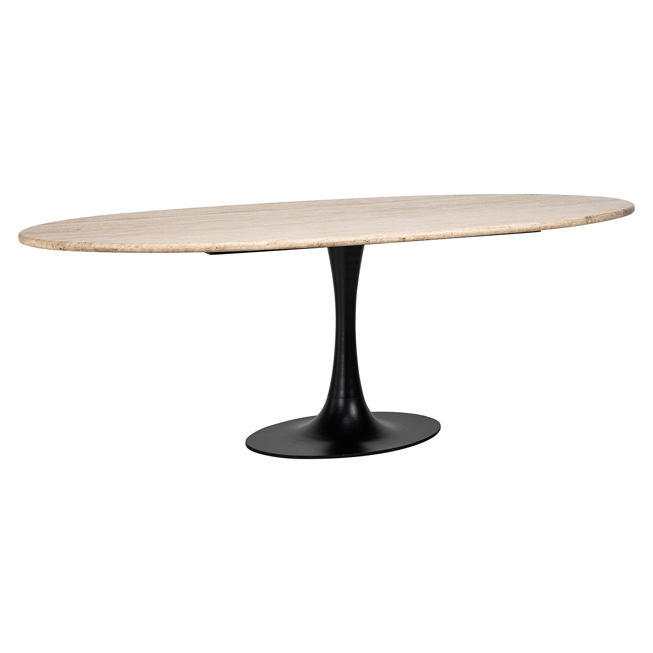 Dining table Hampton black oval 230