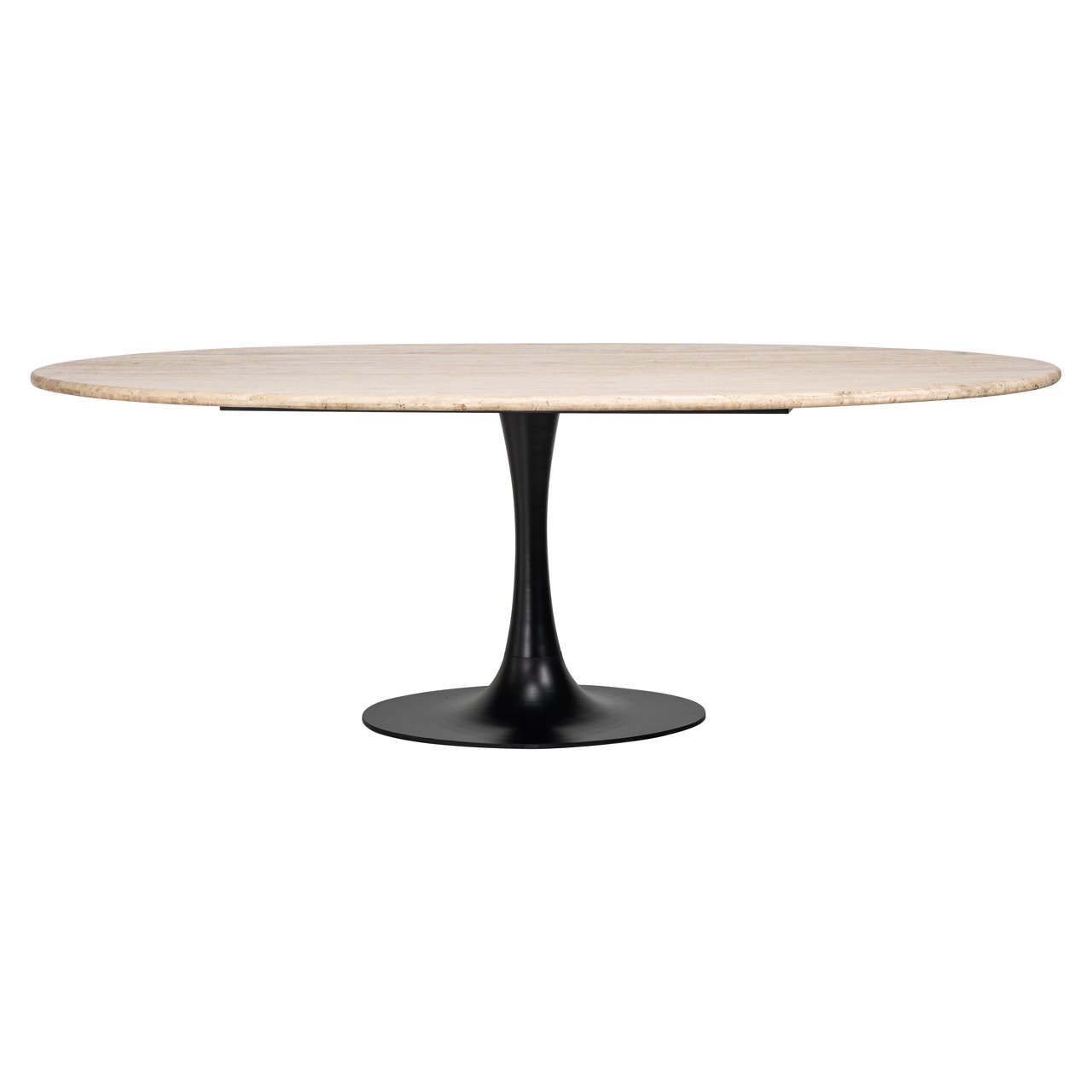 Dining table Hampton black oval 230