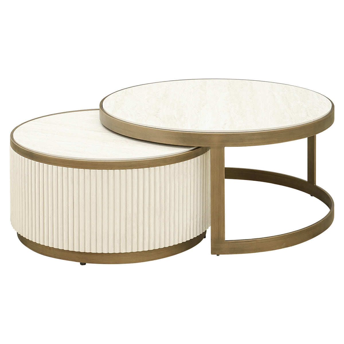 Coffee table Tivoli white (Set of 2)
