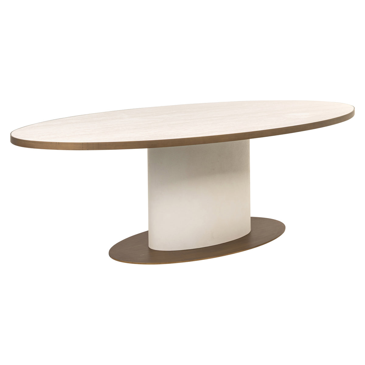 Dining table Tivoli white oval 230