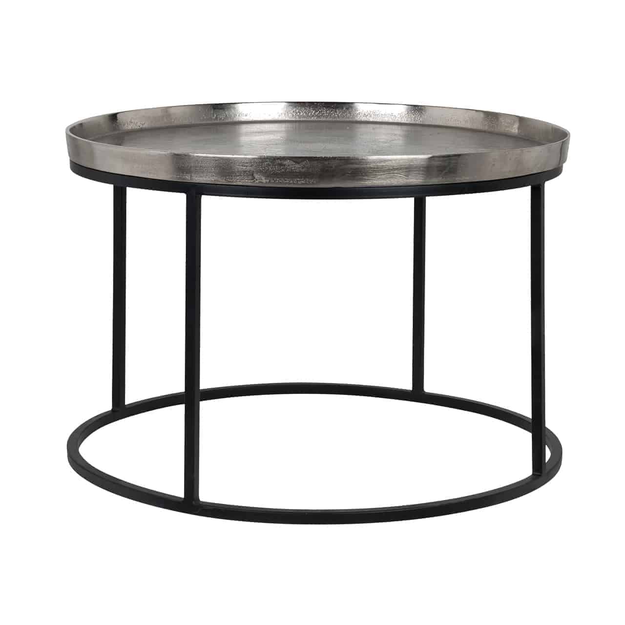Coffee table Lyam silver 70Ø