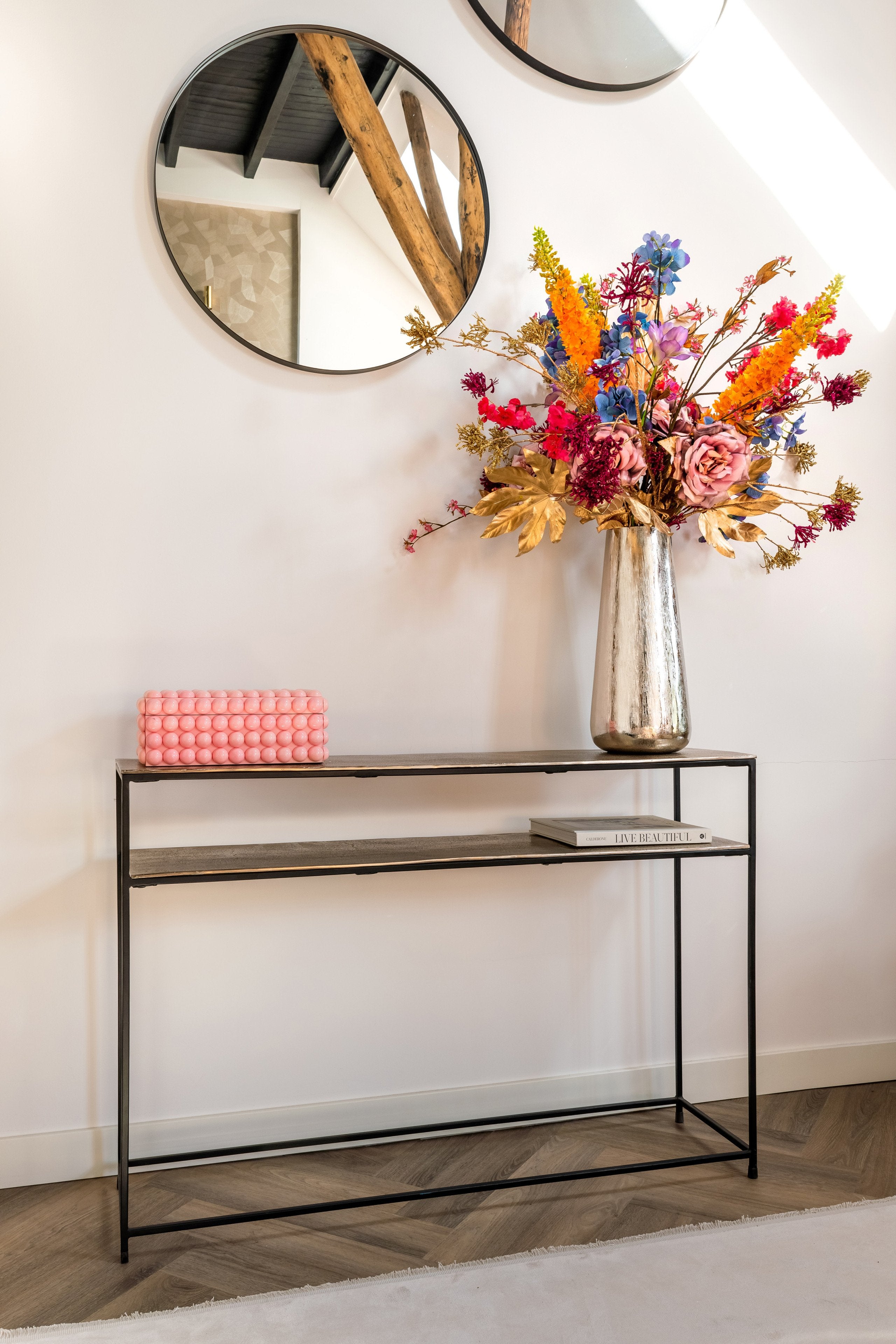 Console Chandon champagne gold