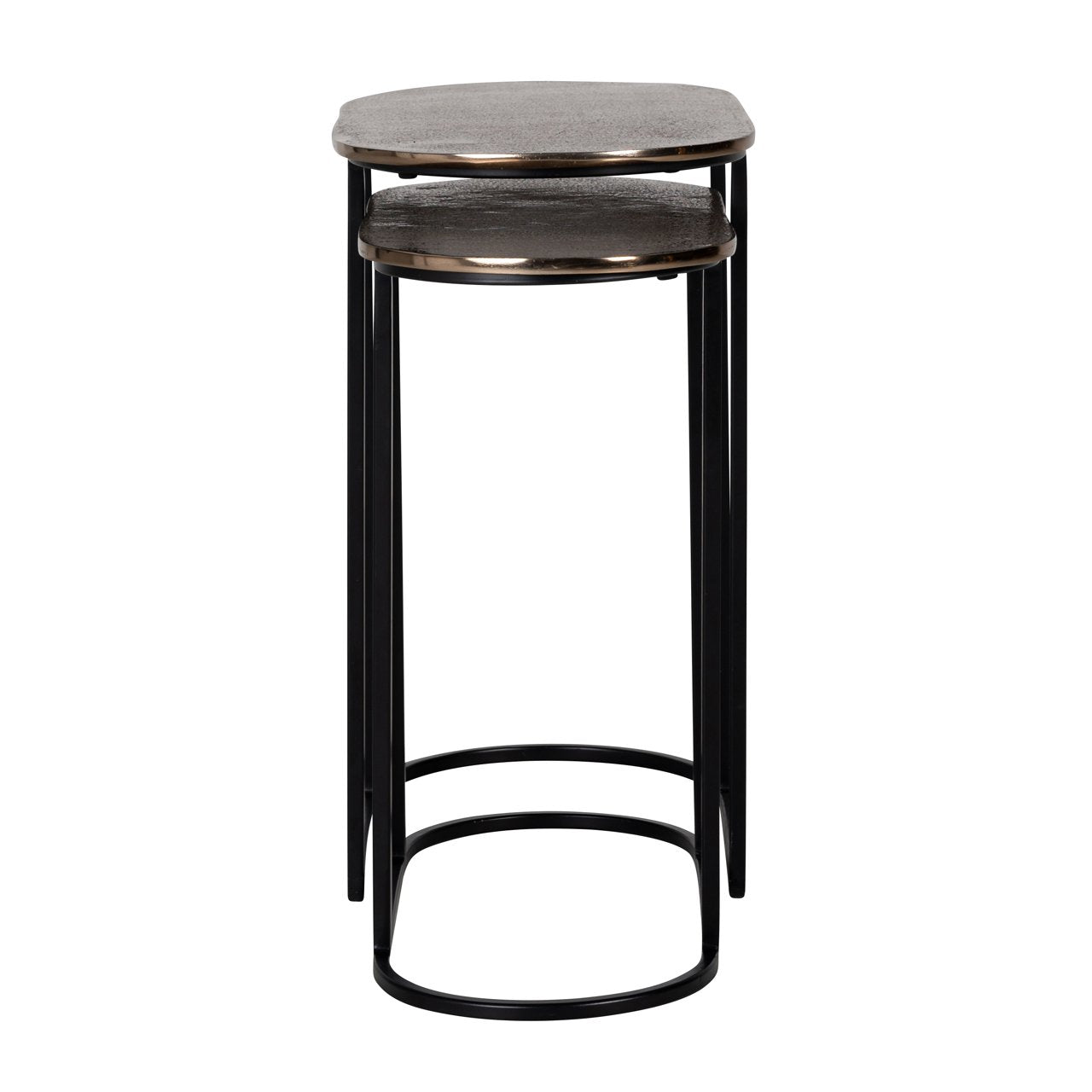 End table Chandon champagne gold (Set of 2)