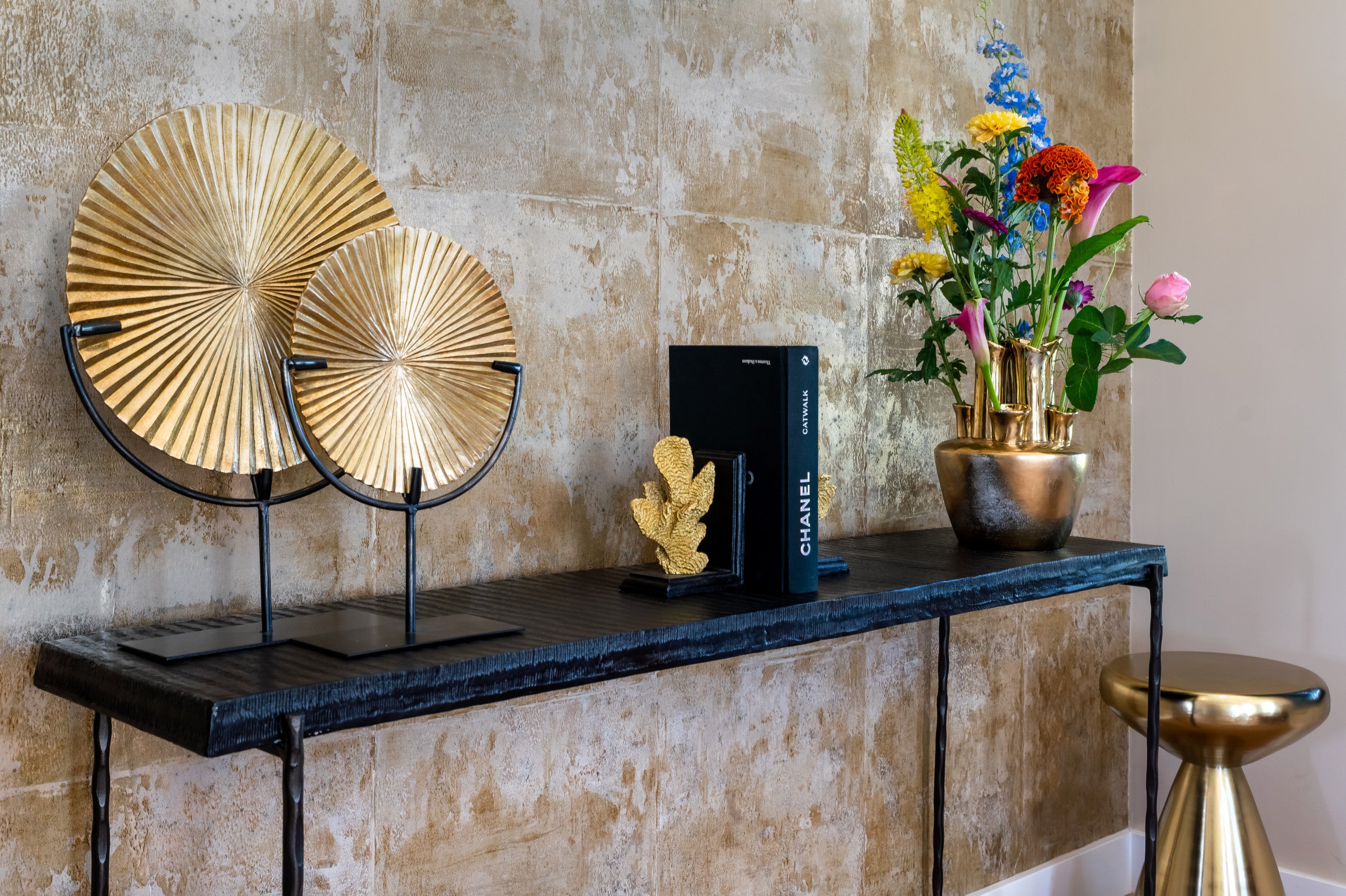 End table Arlo gold