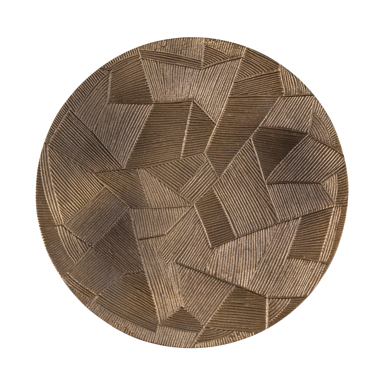 End table Tulum brushed gold (Set of 2)
