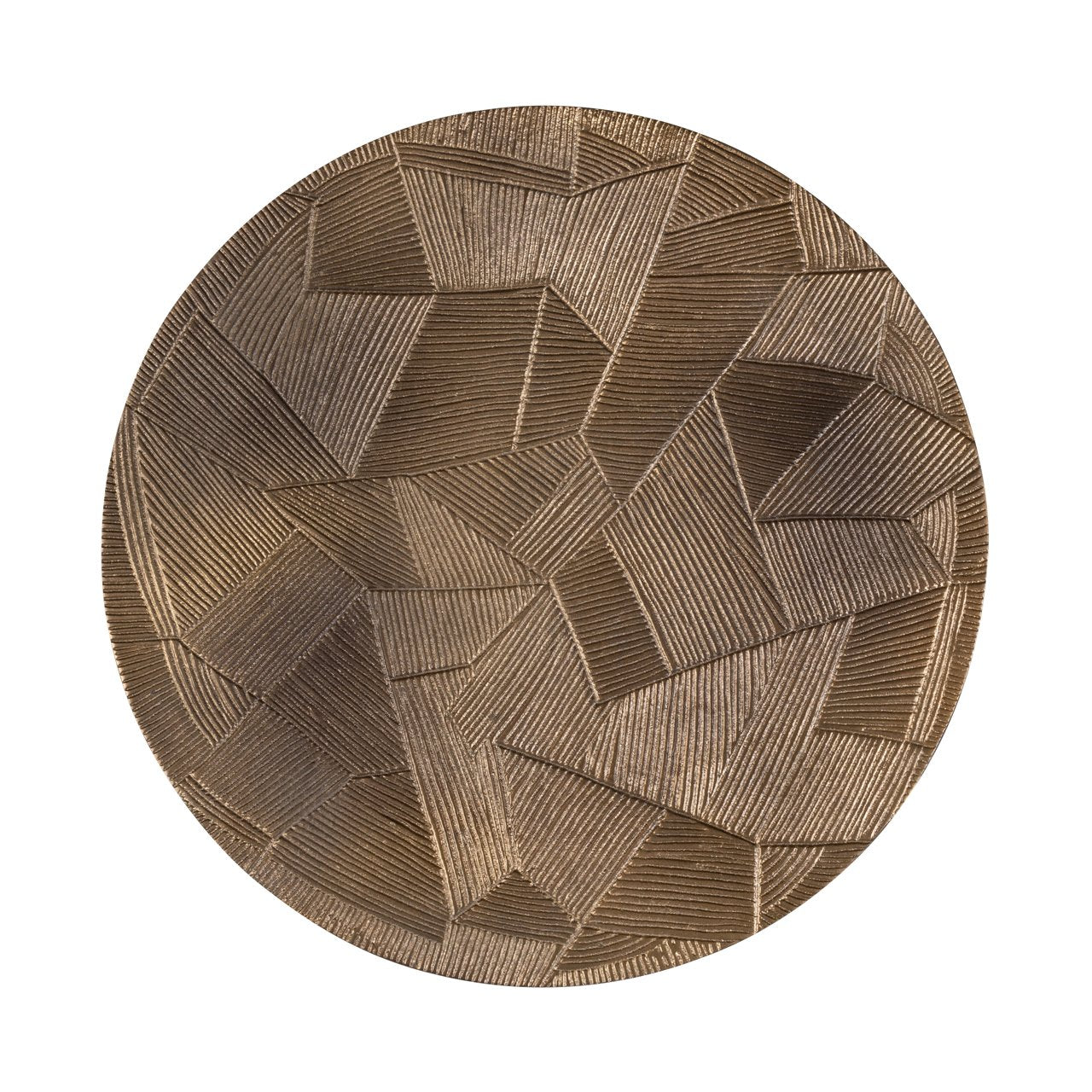 End table Tulum brushed gold (Set of 2)