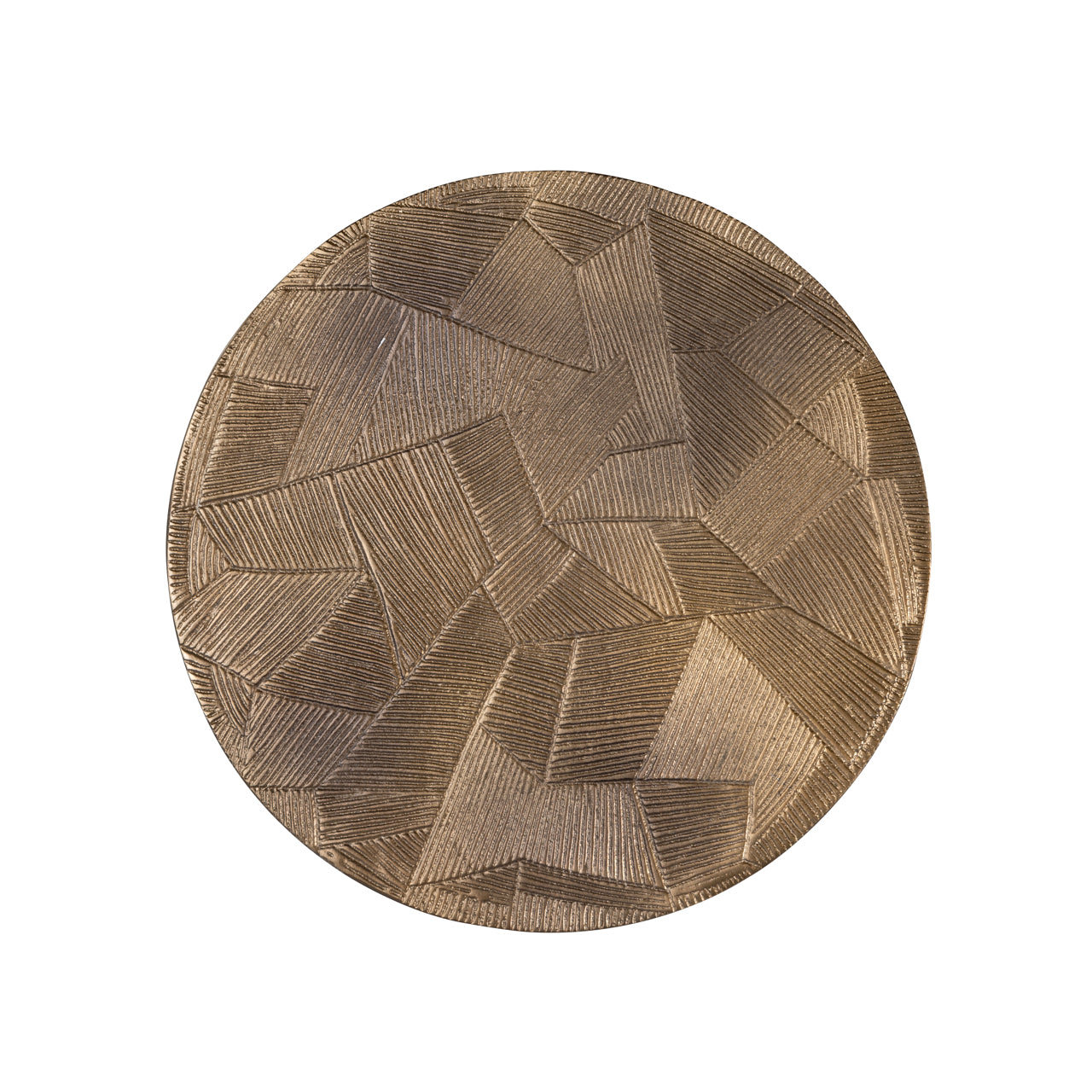 End table Tulum brushed gold (Set of 2)