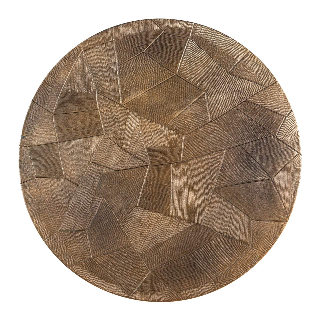 Coffee table Tulum brushed gold (Set of 2)
