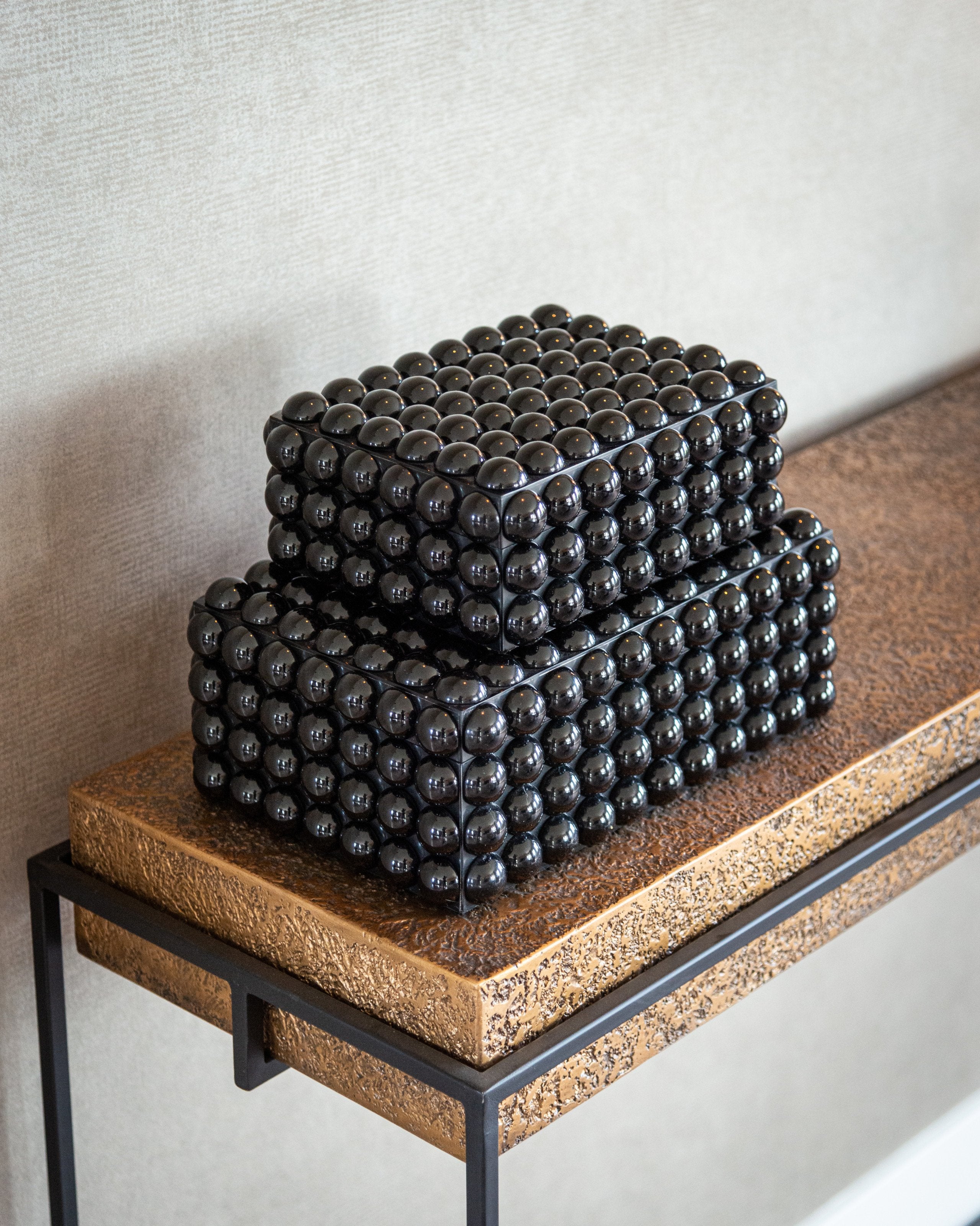 Storage box Batool black small