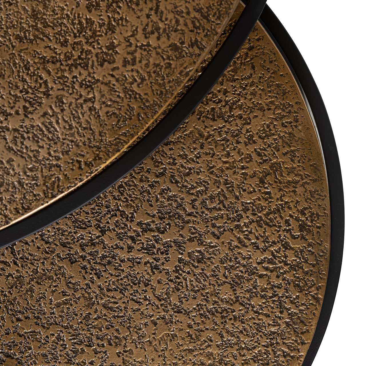 Coffee table Derby set of 2 (Black/gold)